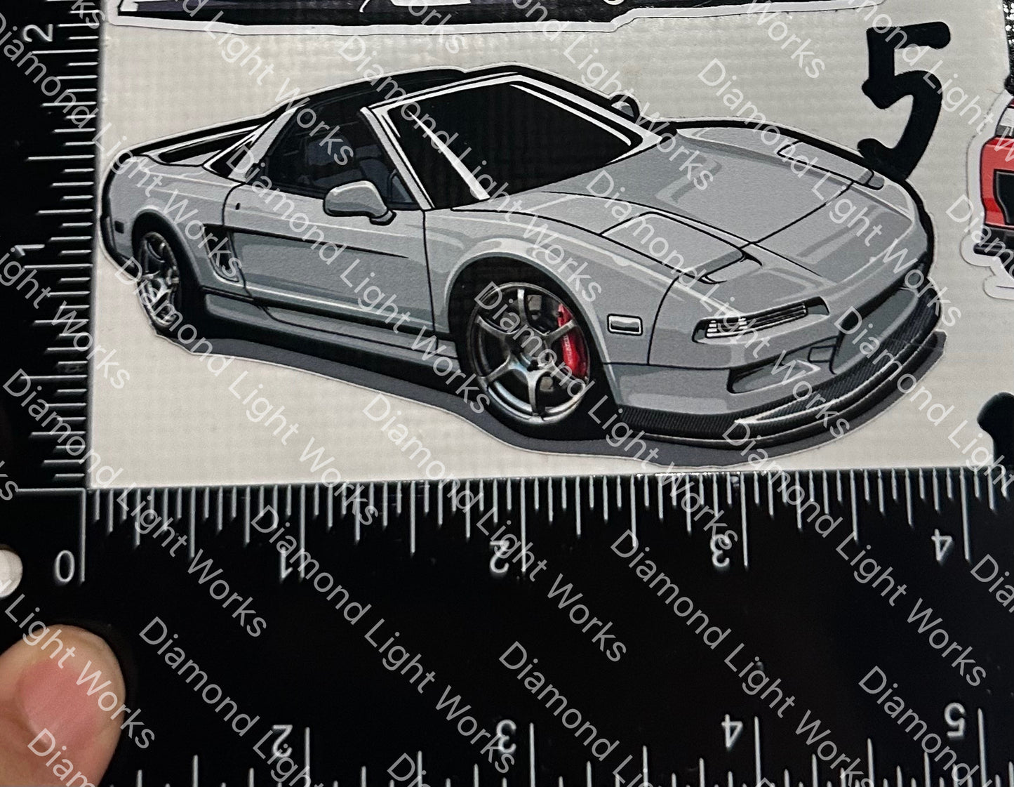 Acura Nsx white sticker decal 5