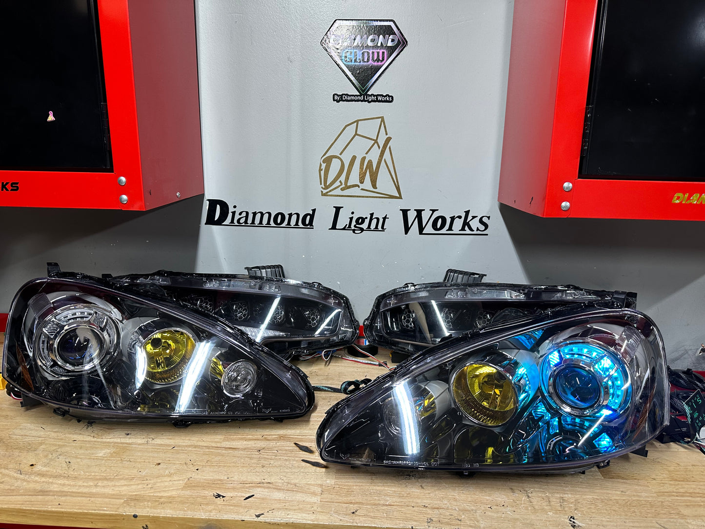 2005-2006 Acura rsx Projector Retrofit Headlights
