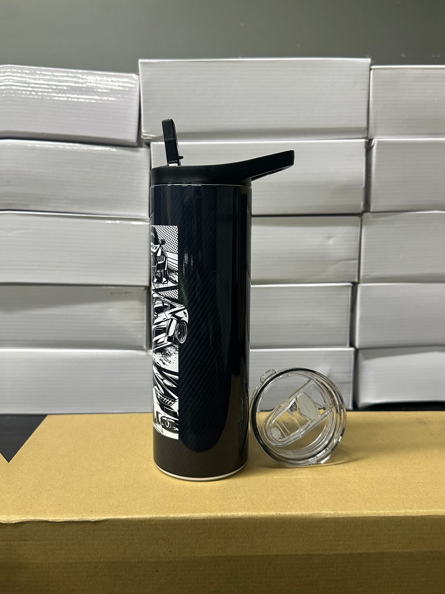 Ford mustang carbon tumbler