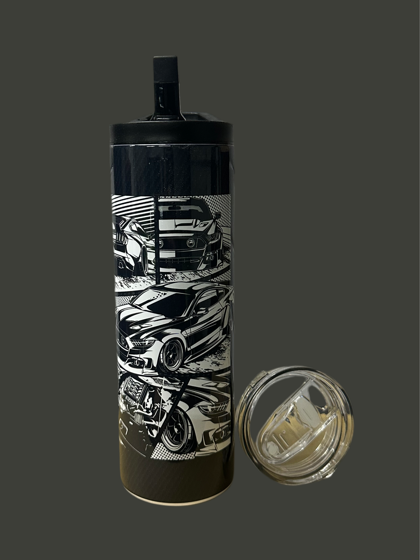 Ford mustang carbon tumbler