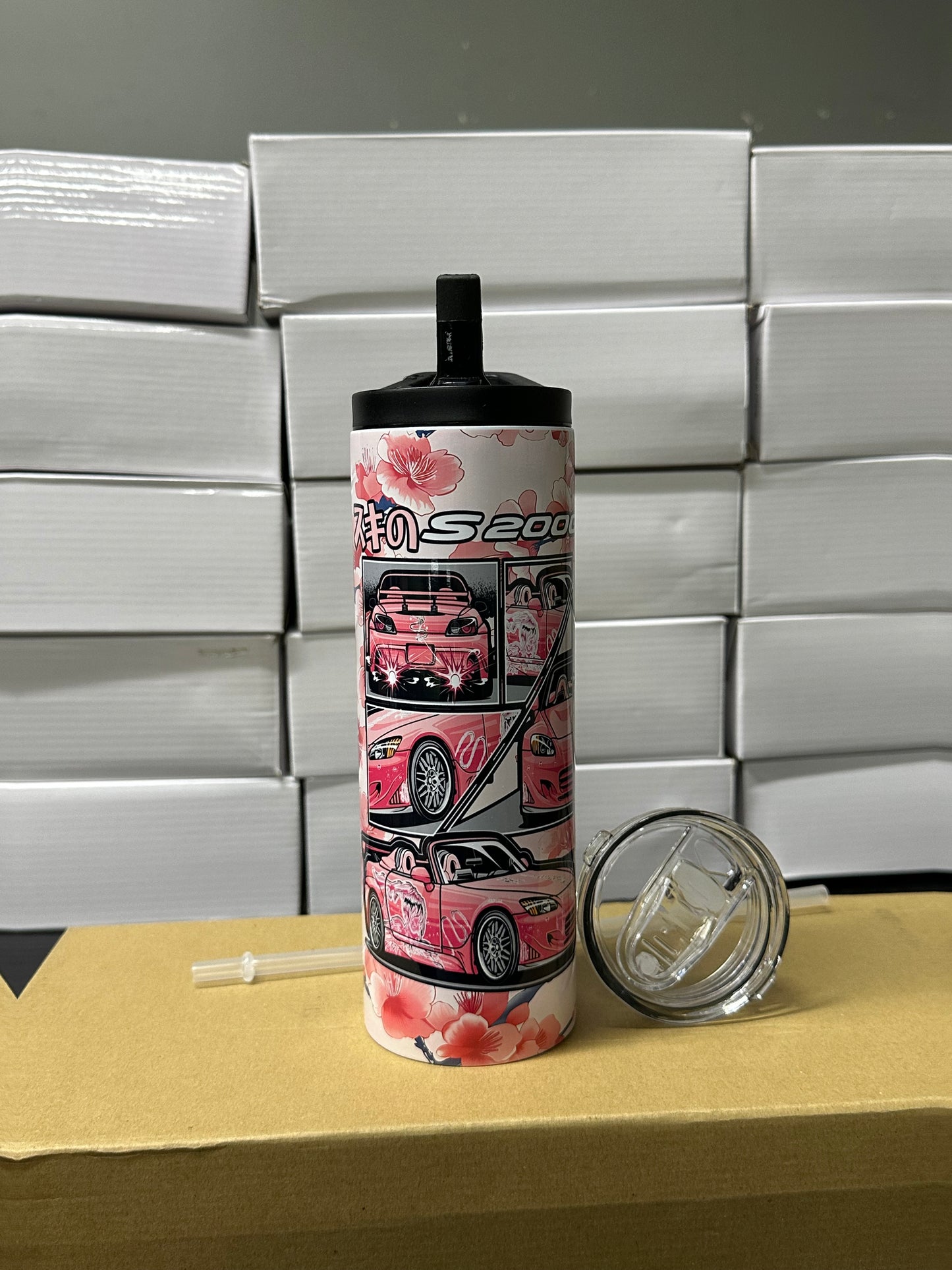Honda s2000 suki fast and furious cherry blossom tumbler