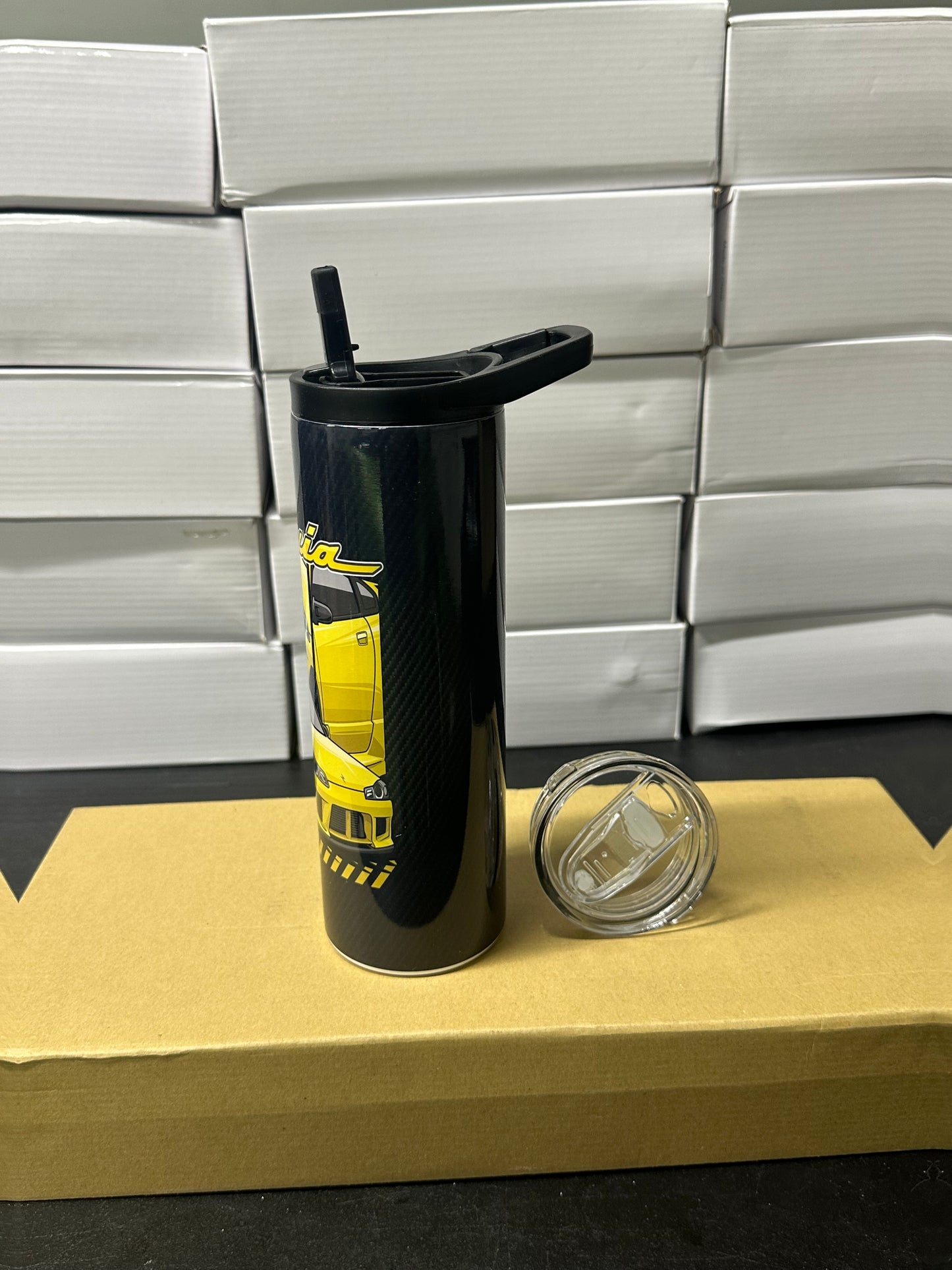 Nissan Silvia s15 carbon tumbler