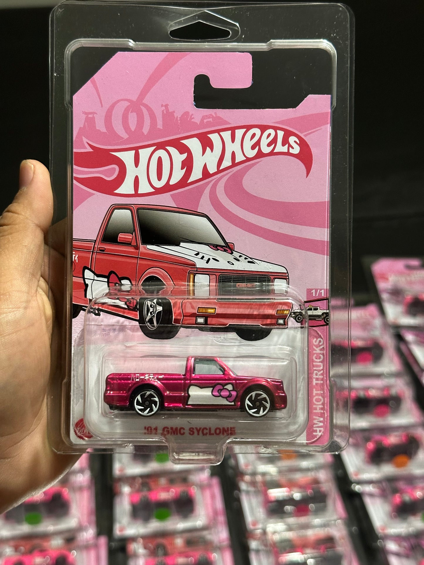 1991 GMC Syclone candy Hello Kitty Hot Wheels