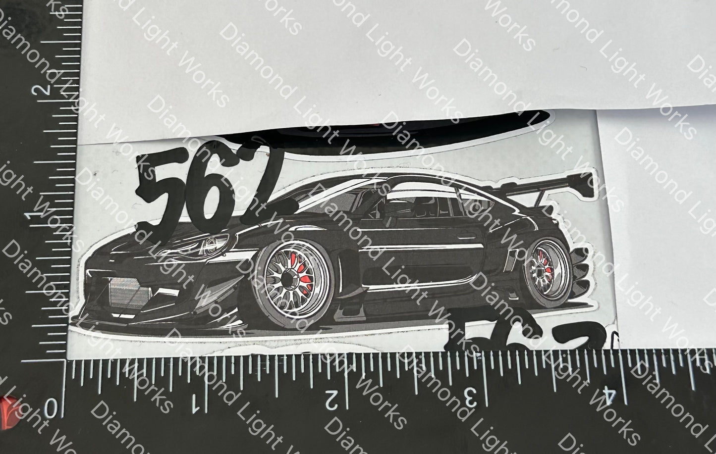 Brz frs black sticker decal