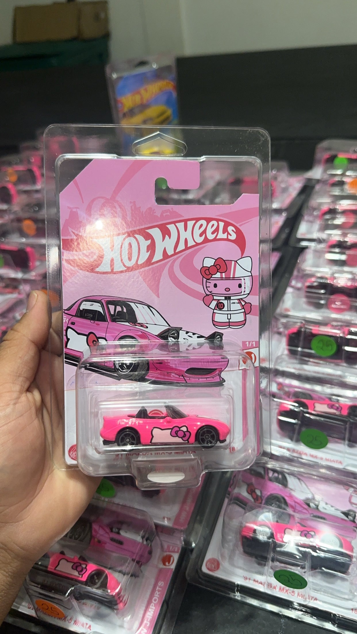 91 Mazda Miata Mx-5 hello kitty hot wheels