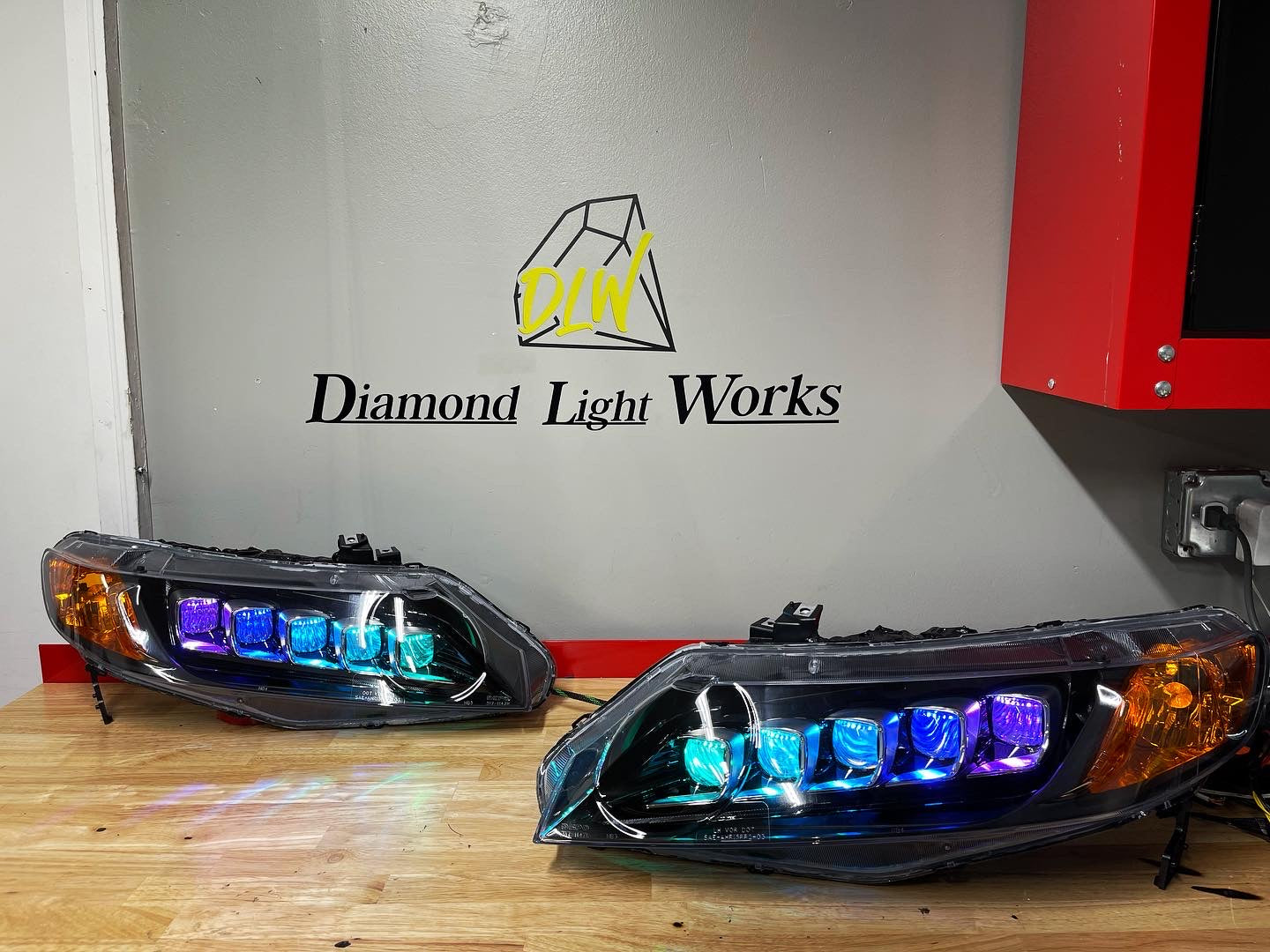 2006-2011 Honda Civic Sedan Jewel Headlights – Diamond Light Works 2006-2011 Honda Civic Sedan Jewel Headlights – Diamond Light Works