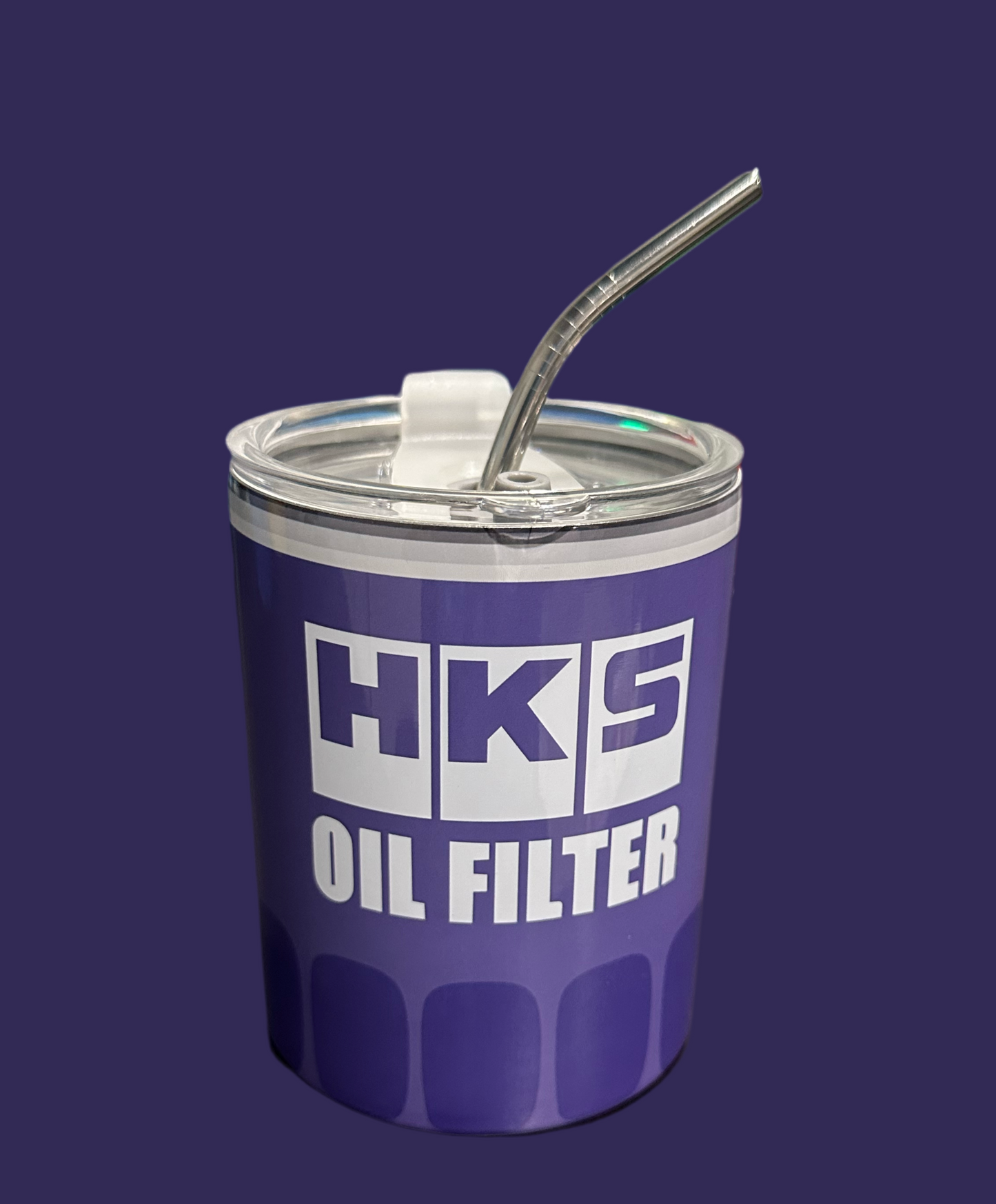 Hks purple oil filter cup tumbler