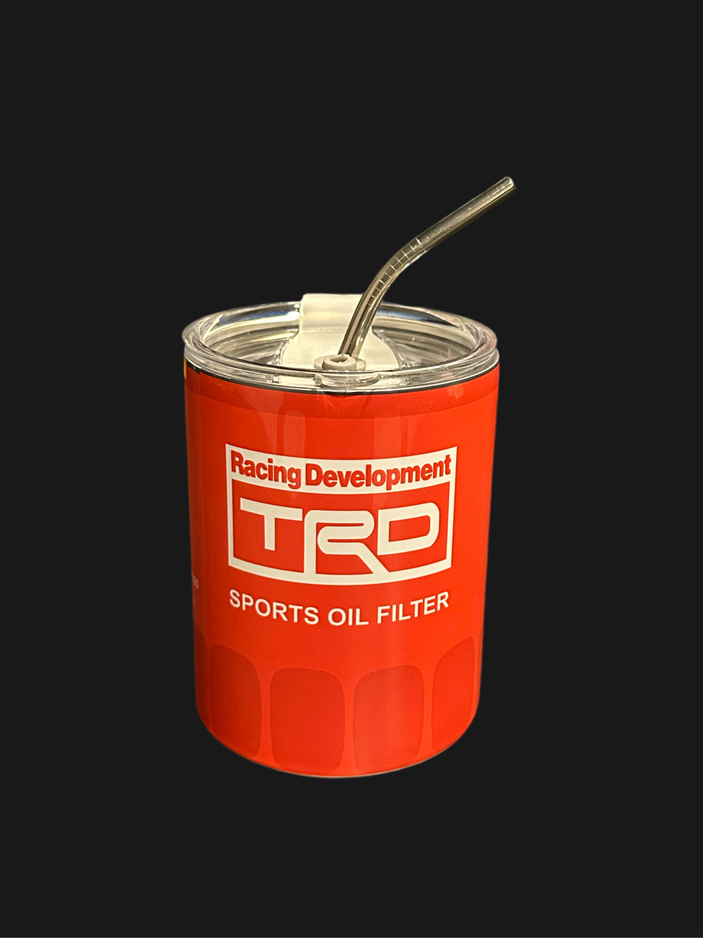 Toyota trd red oil filter tumbler cup