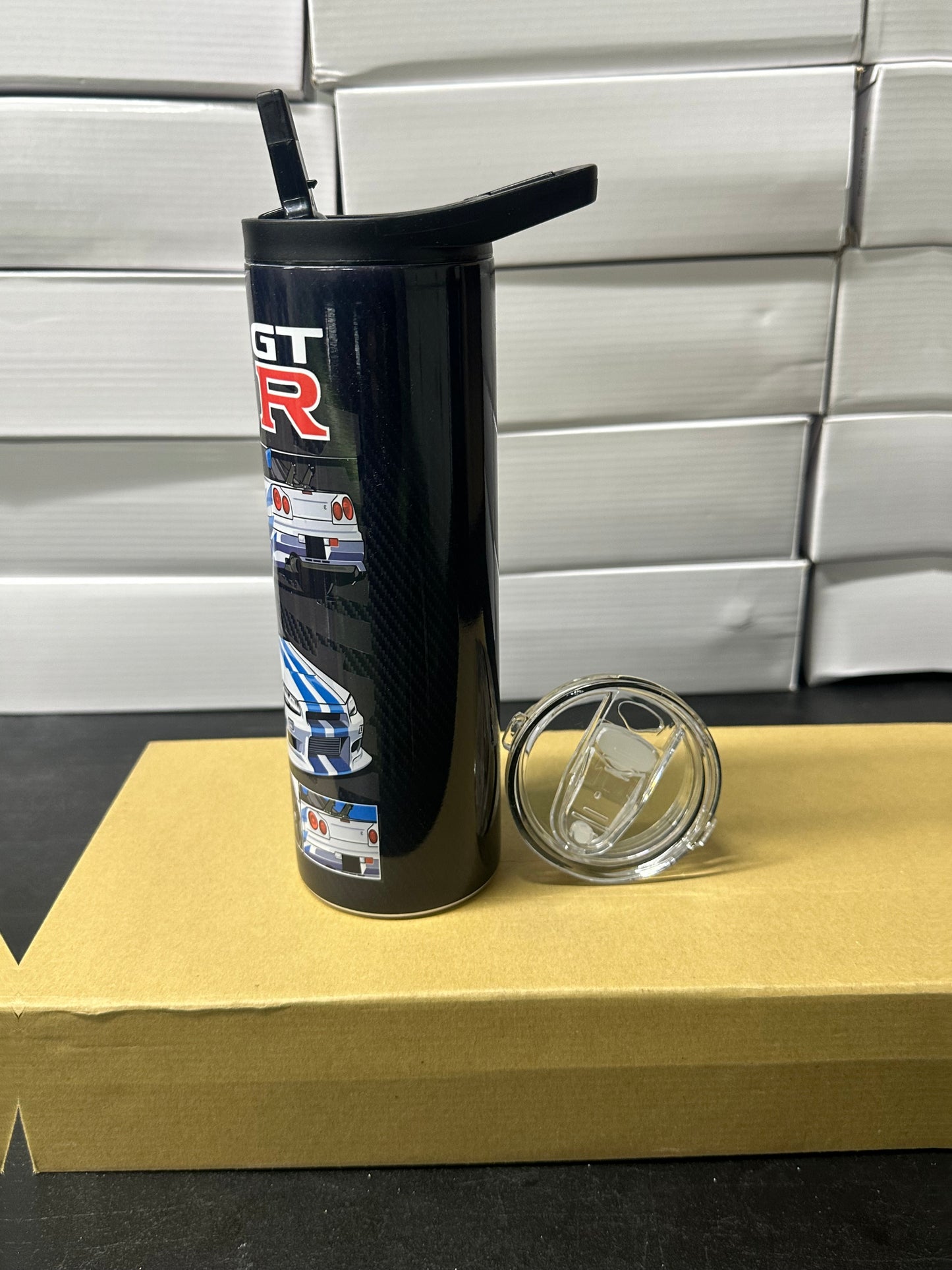 Nissan skyline gtr r34 fast and furious carbon tumbler