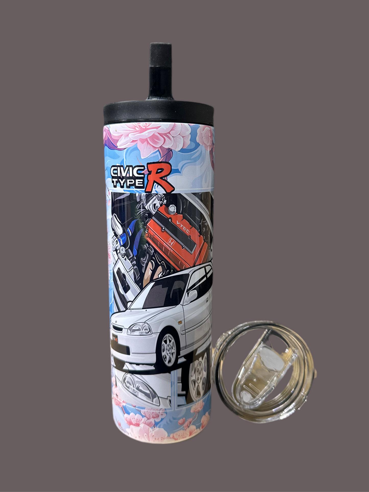 Honda civic ek9 cherry blossom tumbler