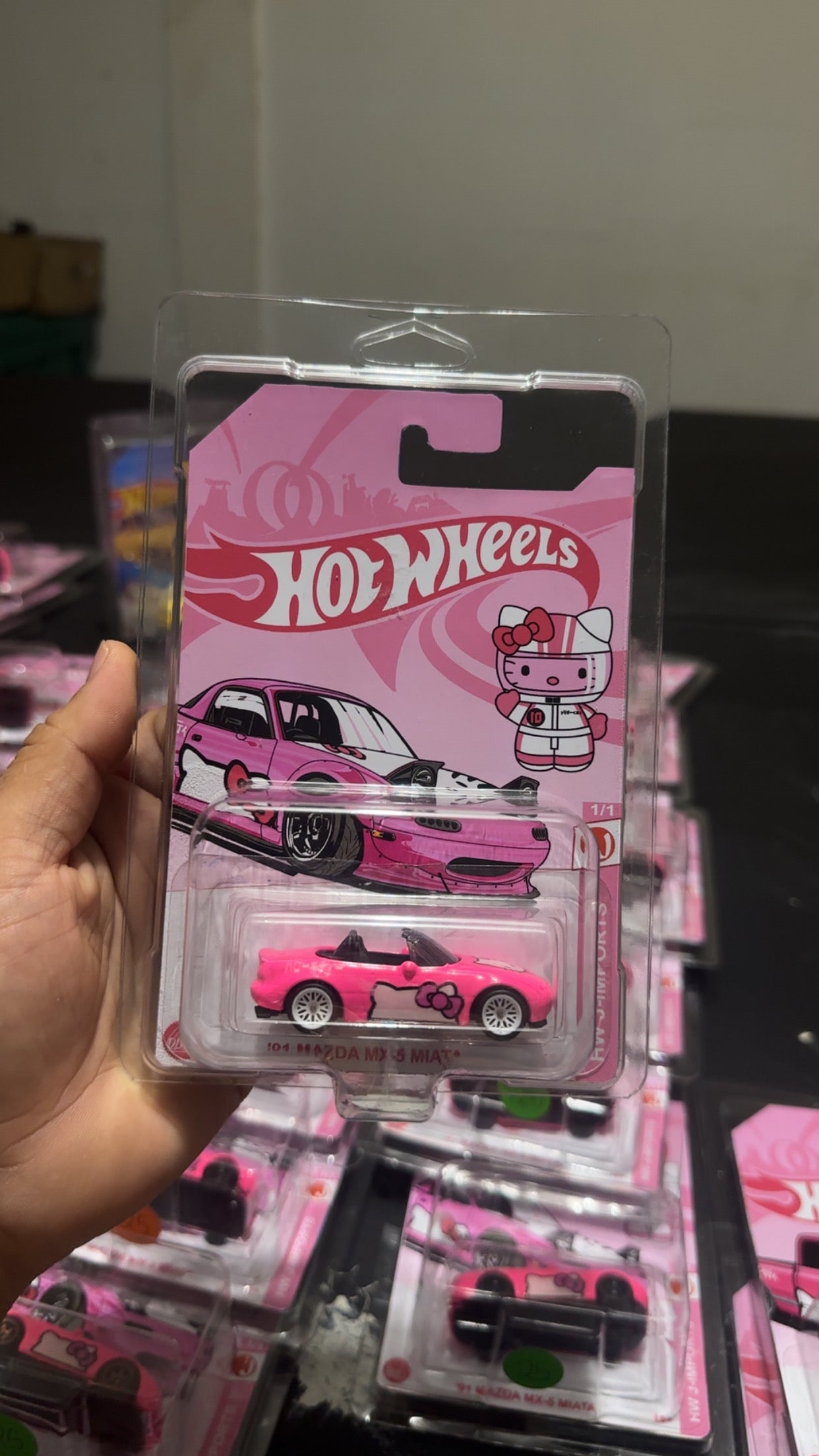 91 Mazda Miata Mx-5 hello kitty hot wheels