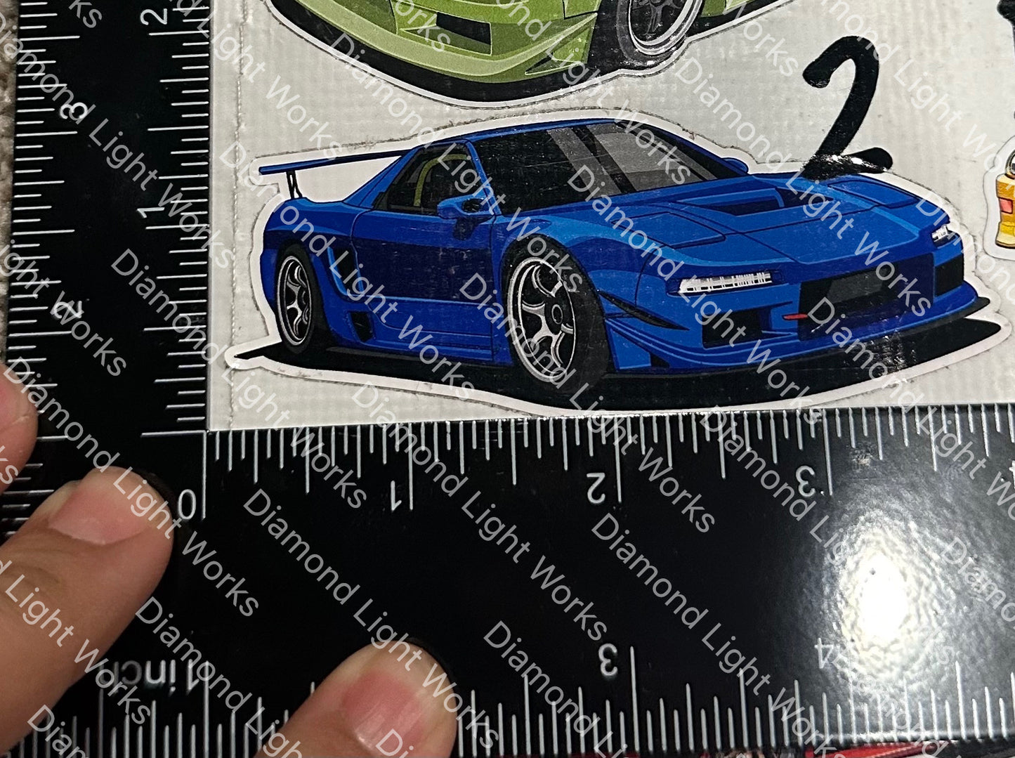 Acura Nsx marga hills blue sticker decal 2