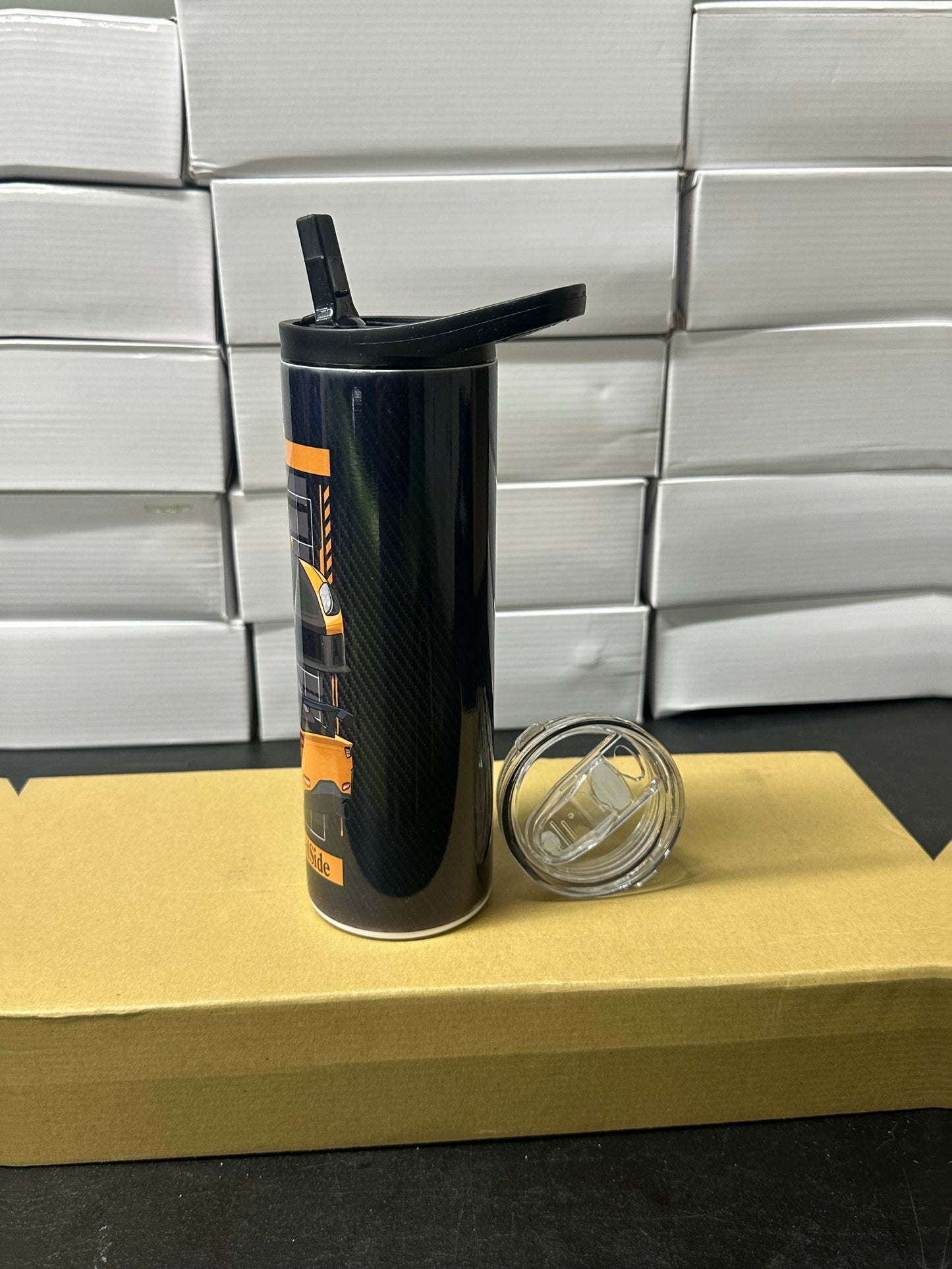Mazda rx7 veilside fast and furious carbon tumbler
