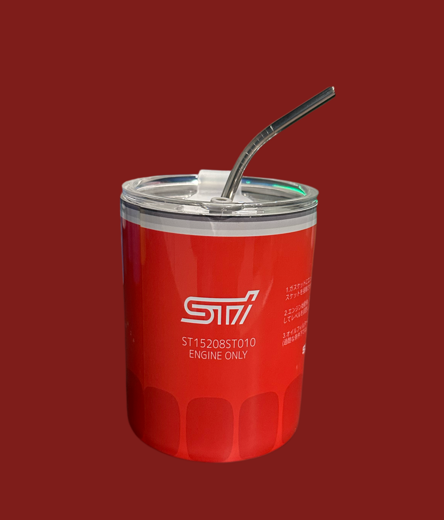 Subaru sti oil filter cup tumbler