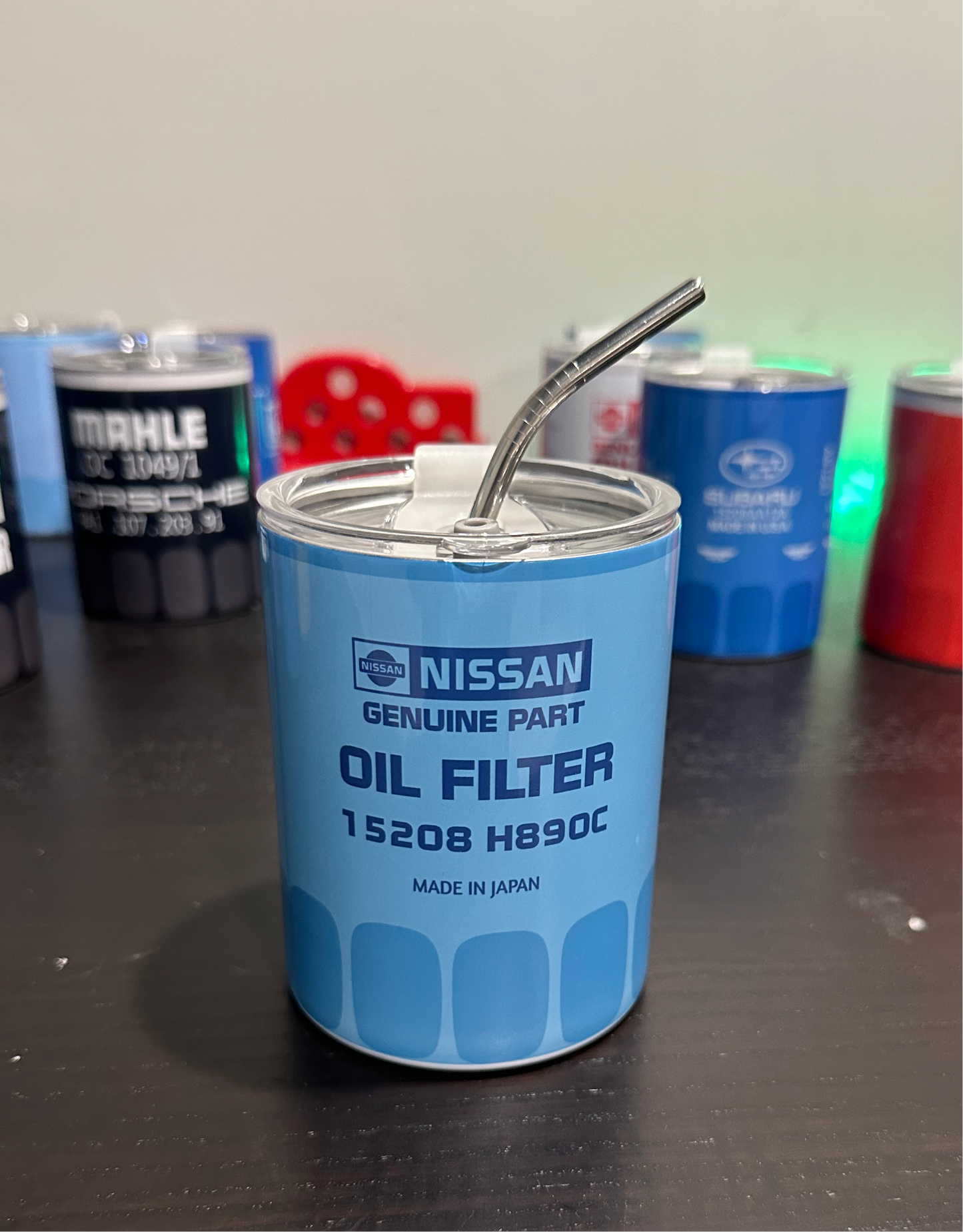 Nissan oil filter cup tumbler