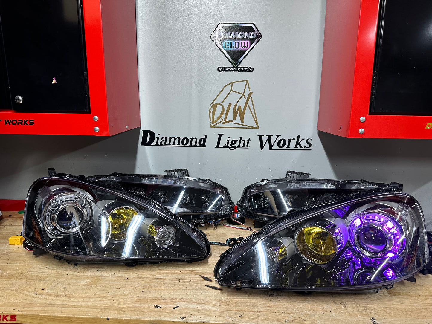 2005-2006 Acura rsx Projector Retrofit Headlights