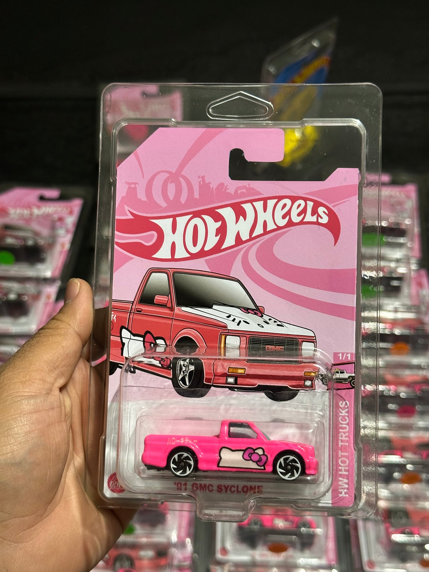 1991 GMC Syclone hello kitty hot wheels
