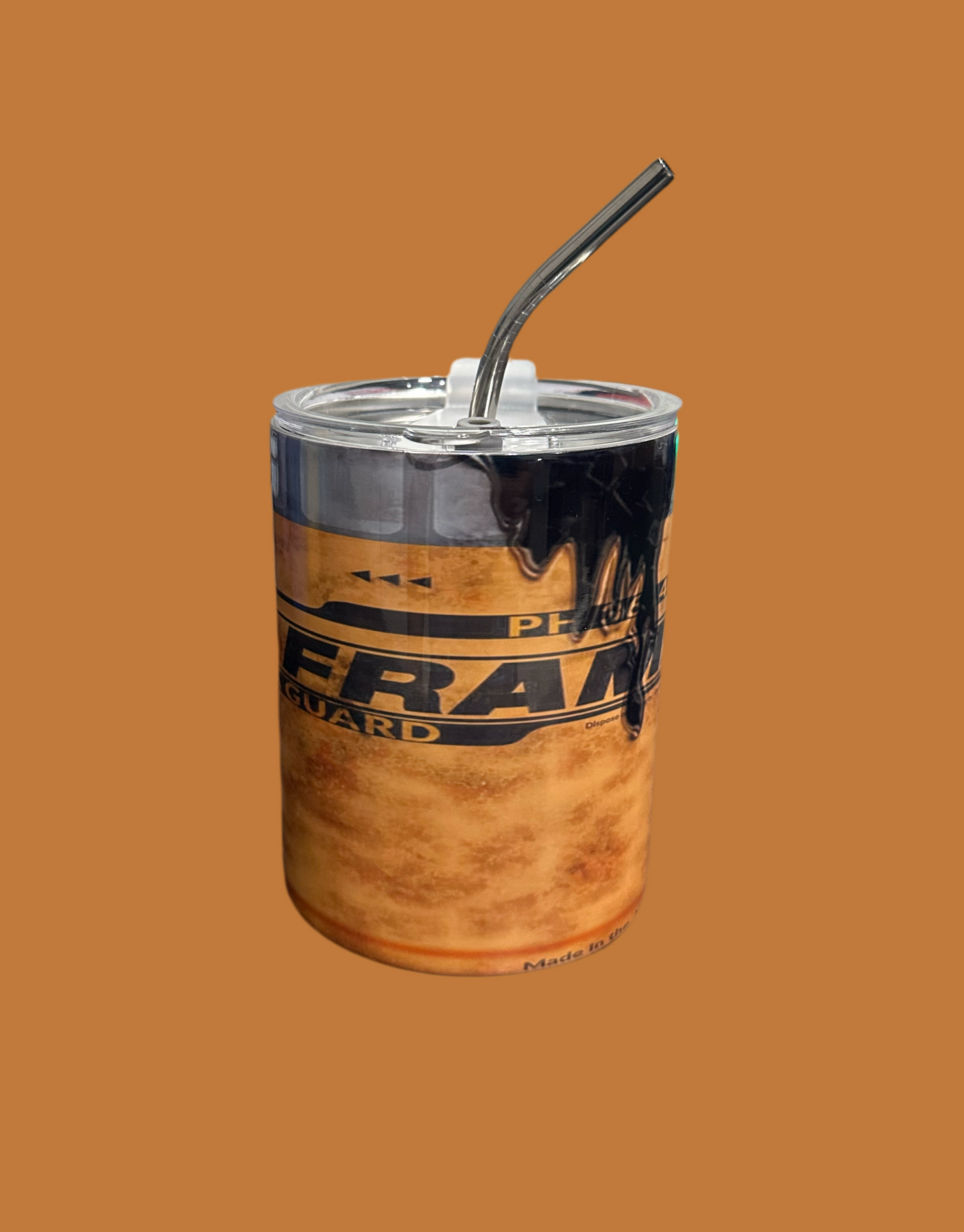 Fram oil filter cup tumbler