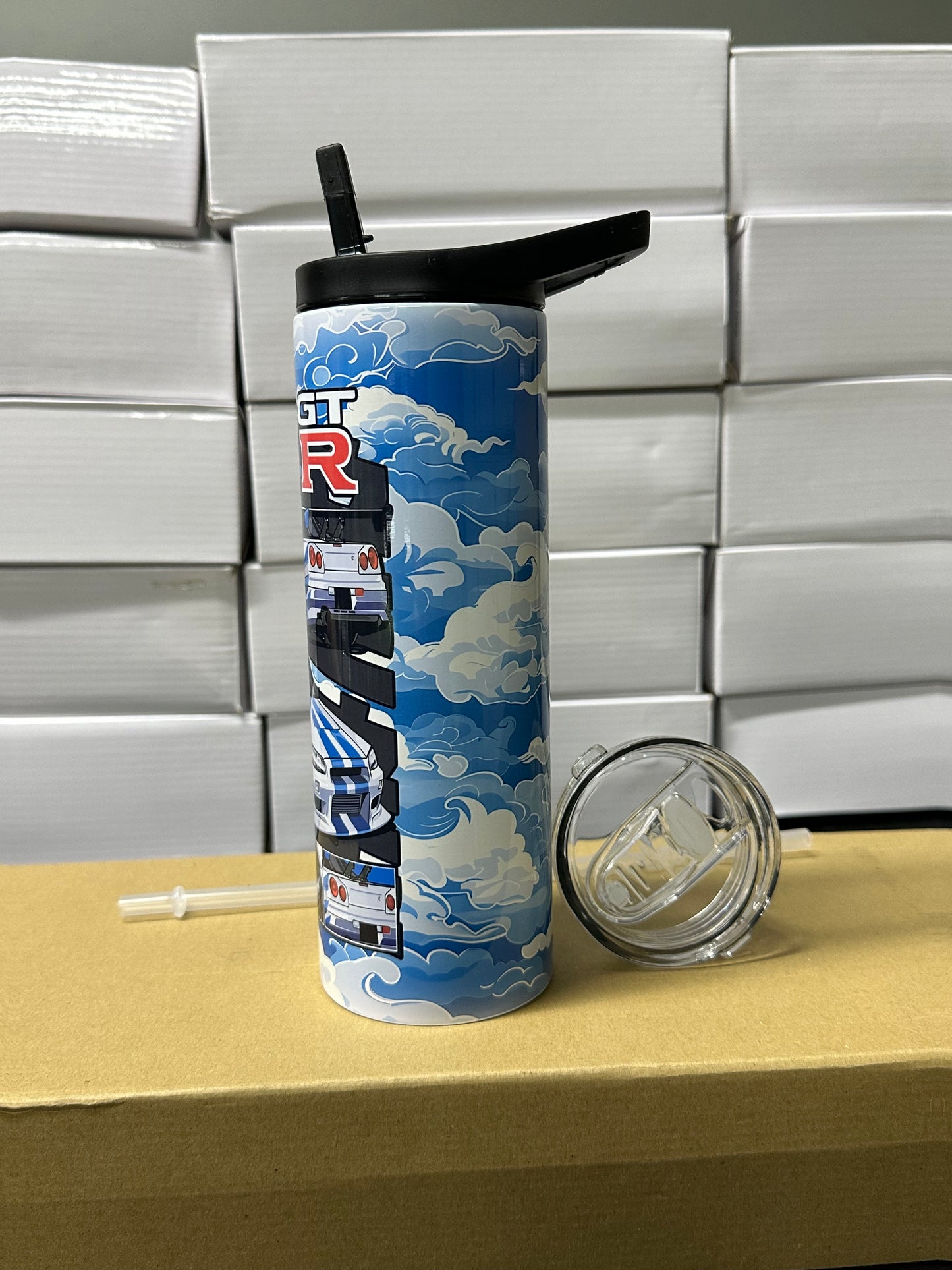 Skyline r34 fast and furious clouds tumbler