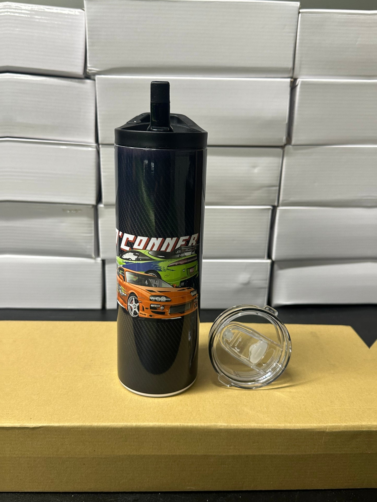 Fast and furious Supra eclipse O’Conner carbon tumbler