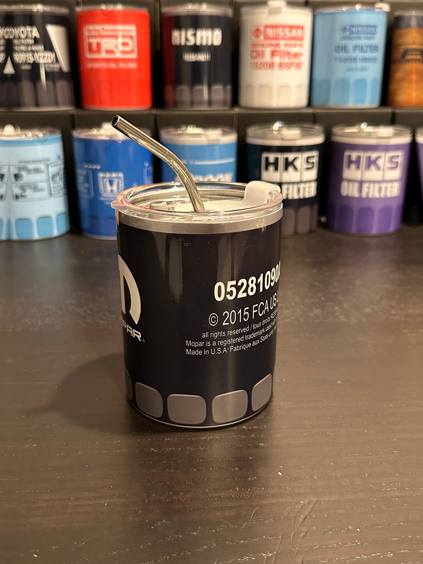 Mopar oil filter tumbler cup