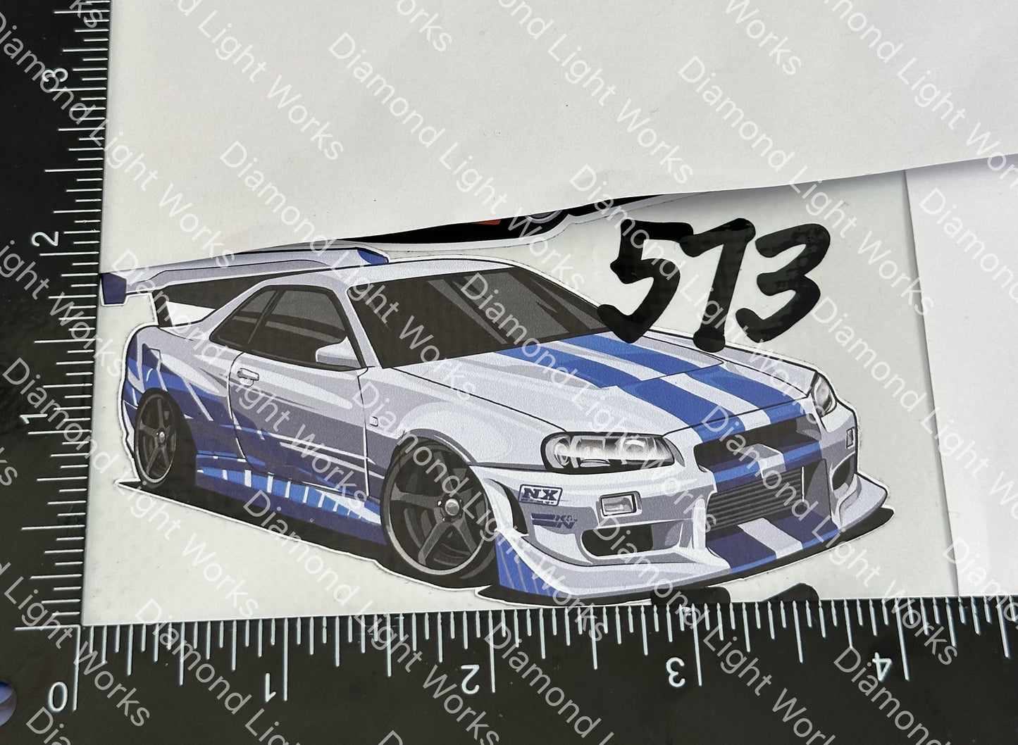 Nissan skyline f&f sticker decal