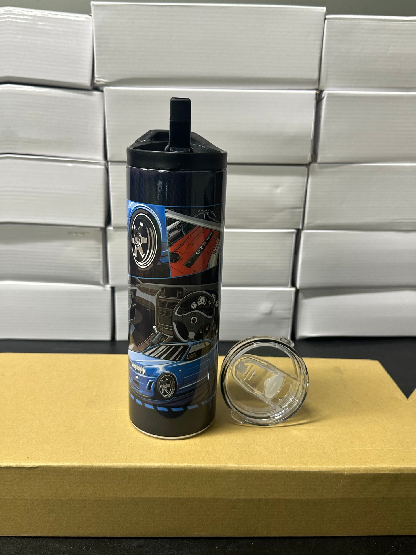 Nissan skyline gtr r34 carbon tumbler