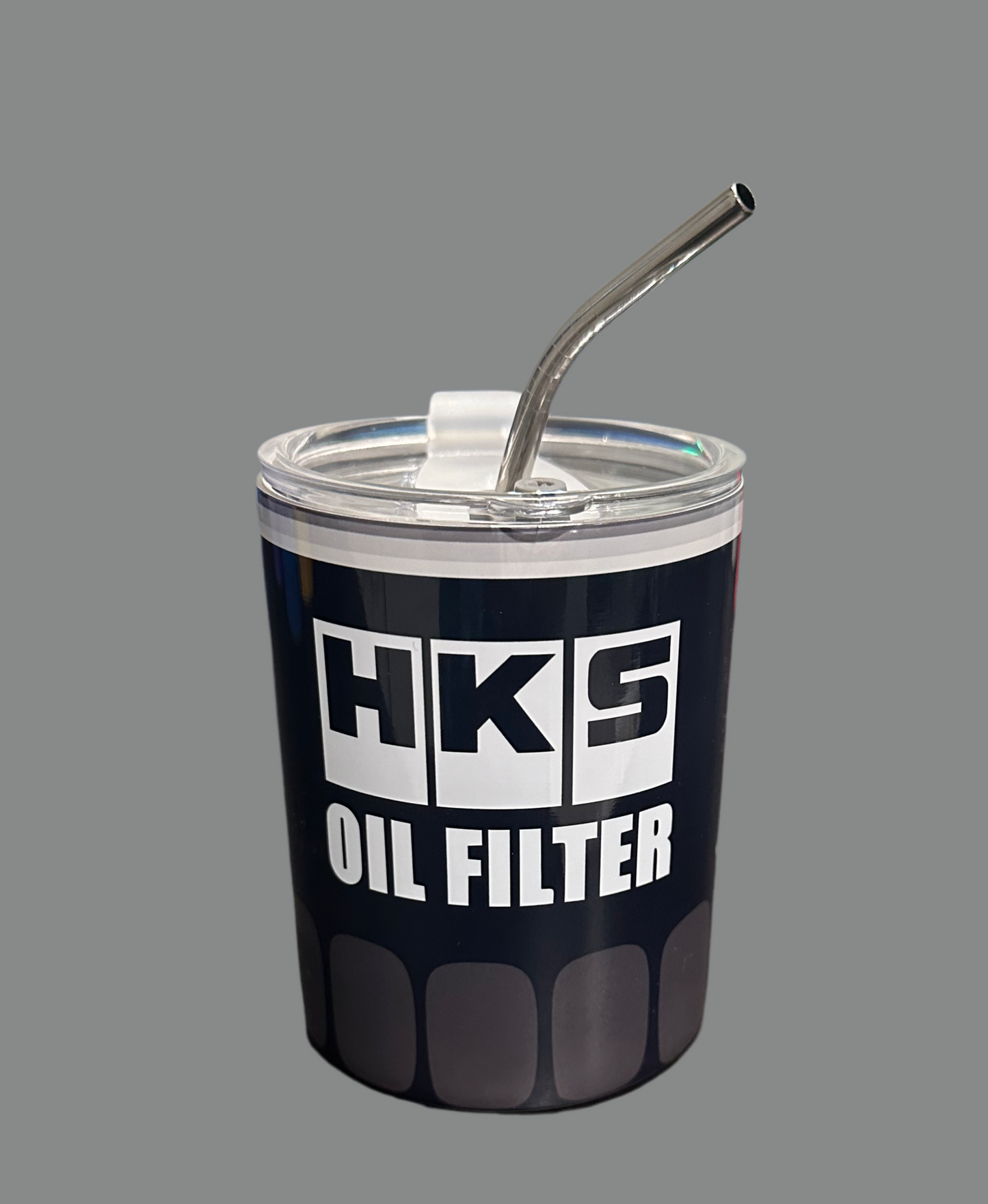 Hks black oil filter cup tumbler