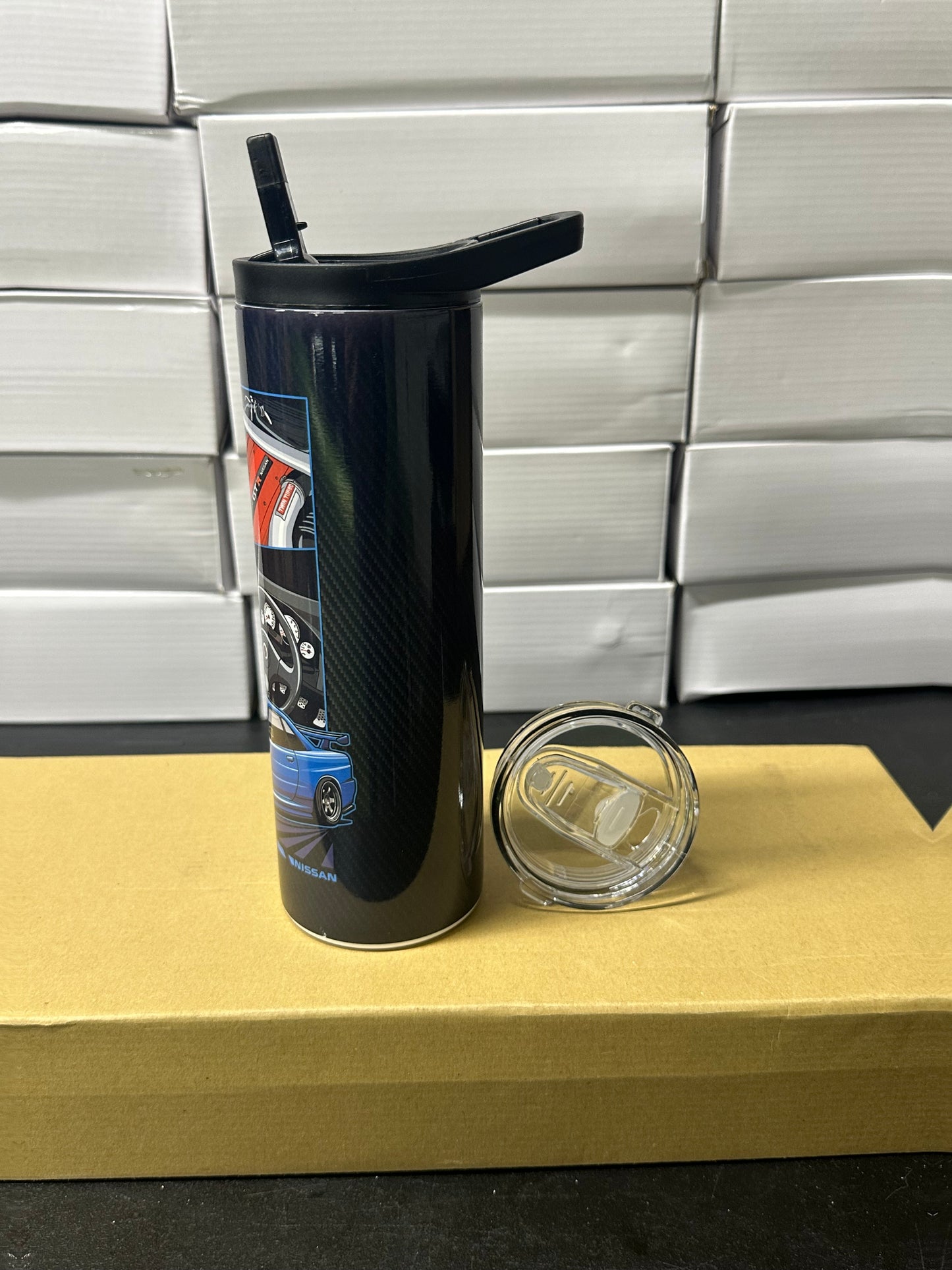 Nissan skyline gtr r34 carbon tumbler