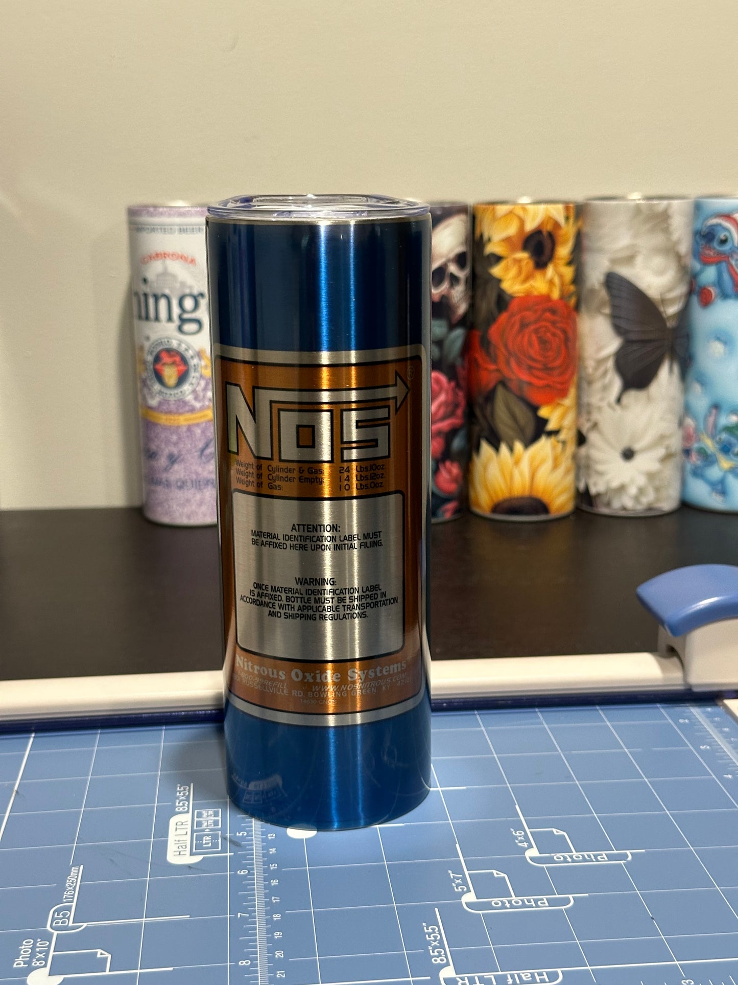 Nos bottle 20oz tumbler