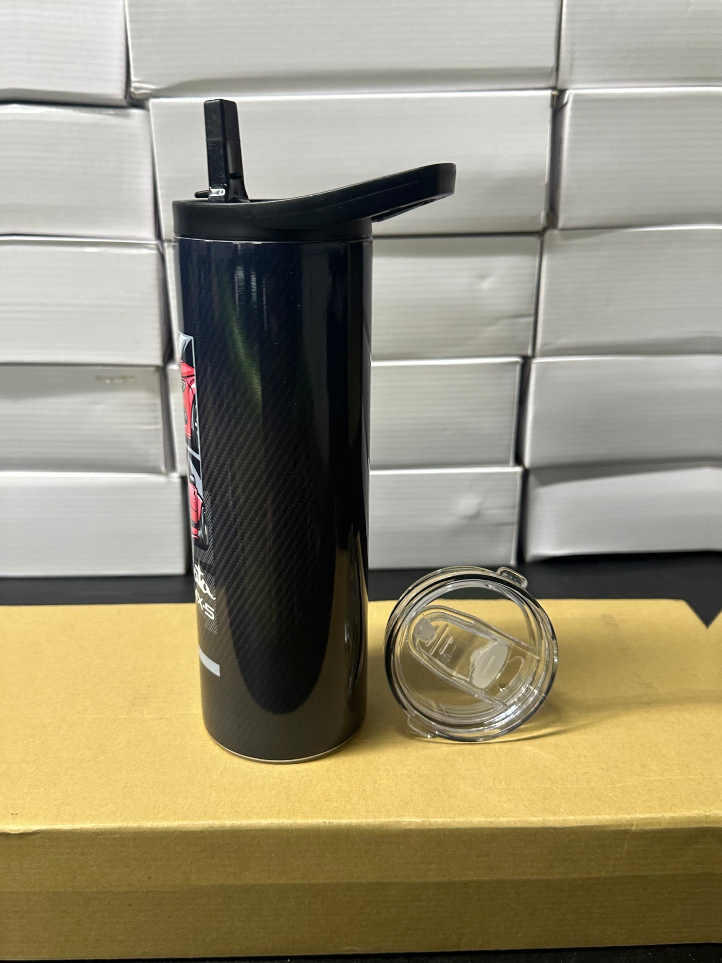 Mazda Miata gen carbon tumbler