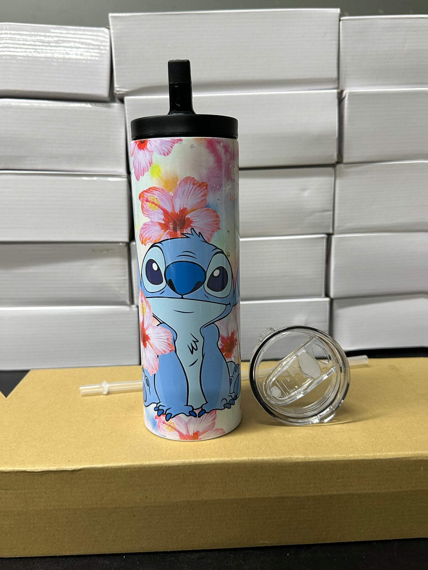 Stitch flower tumbler