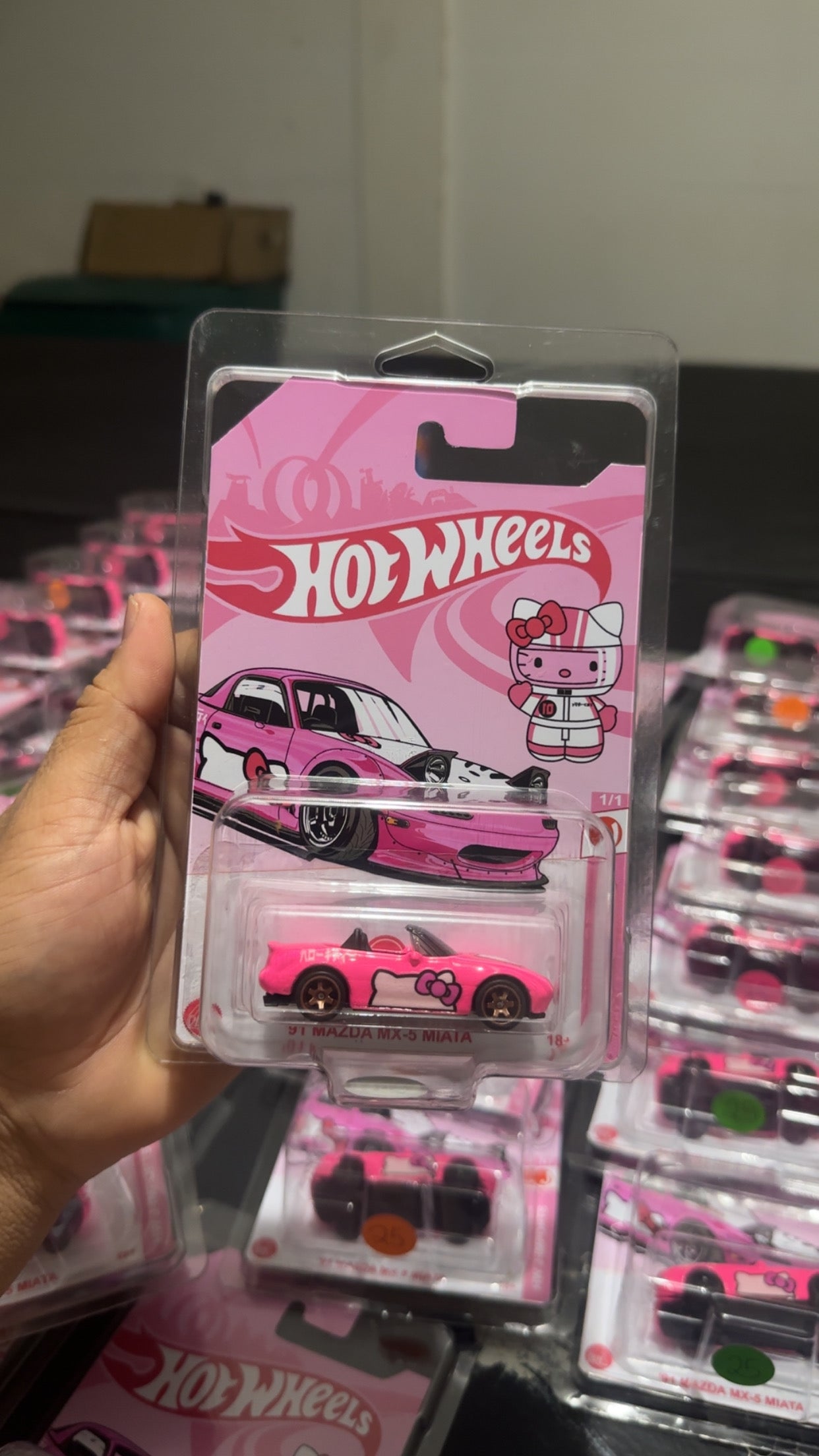 91 Mazda Miata Mx-5 hello kitty hot wheels