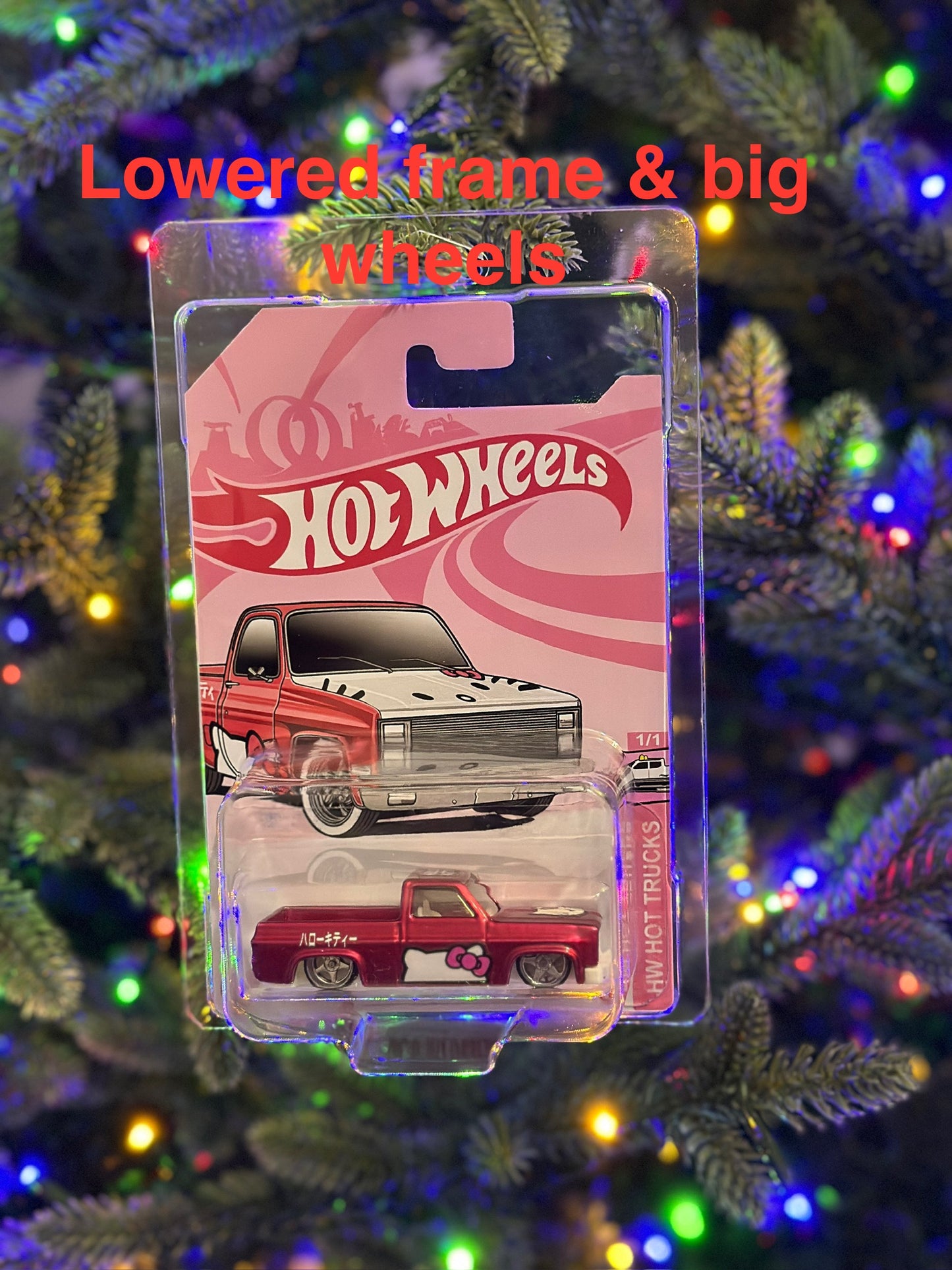 PRE ORDER 83 Silverado Hello Kitty hot wheels