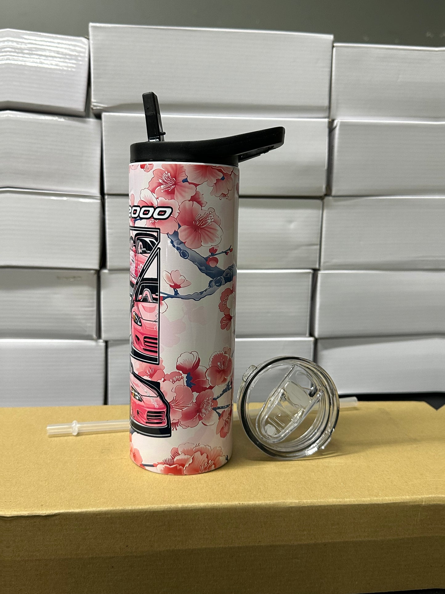 Honda s2000 suki fast and furious cherry blossom tumbler