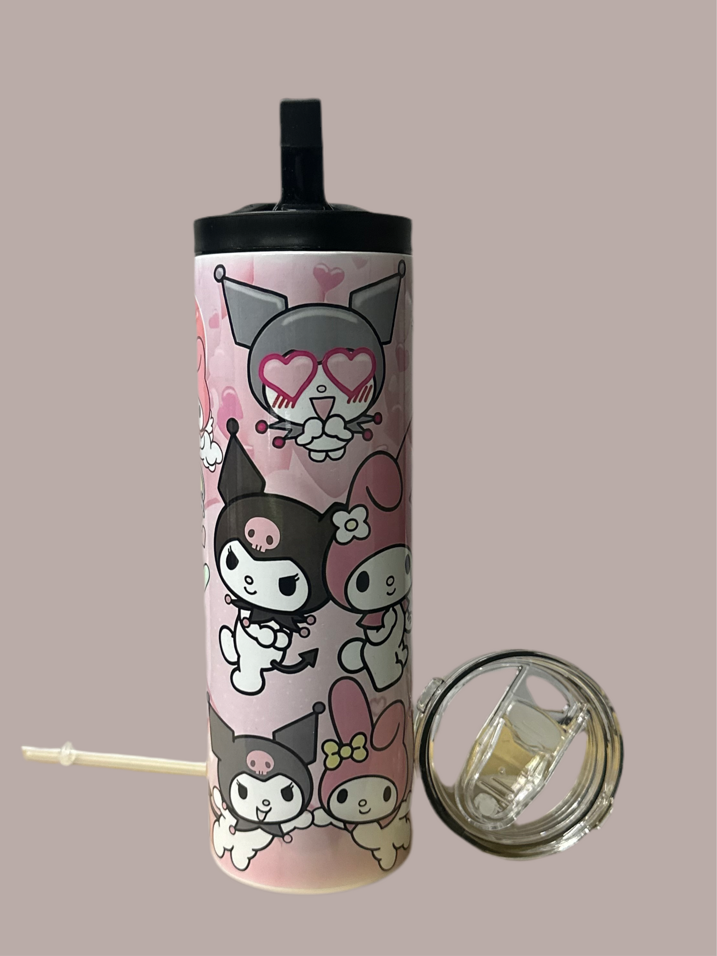 Kuromi & melody tumbler