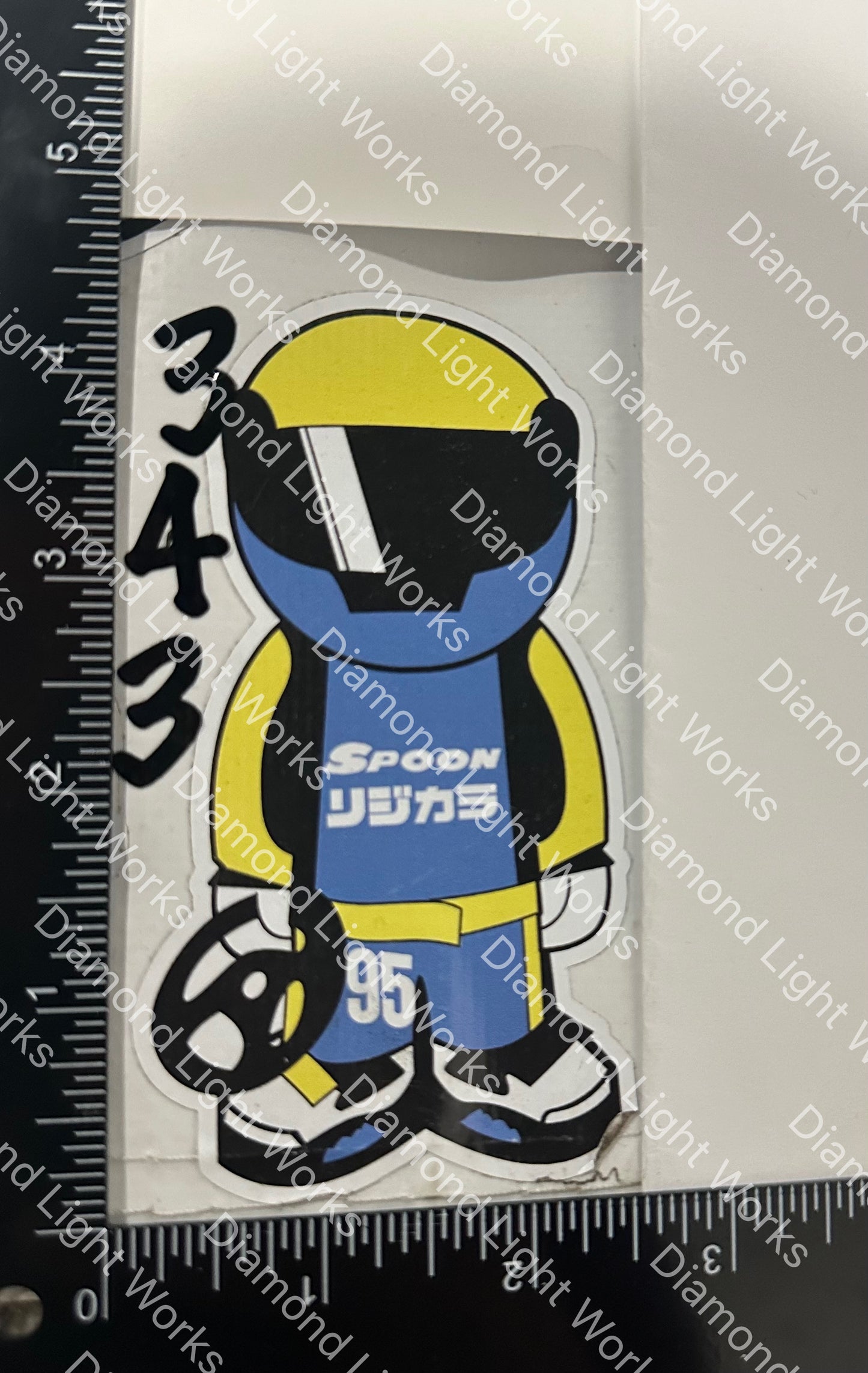 Jdm spoon race car driver sticker decal
