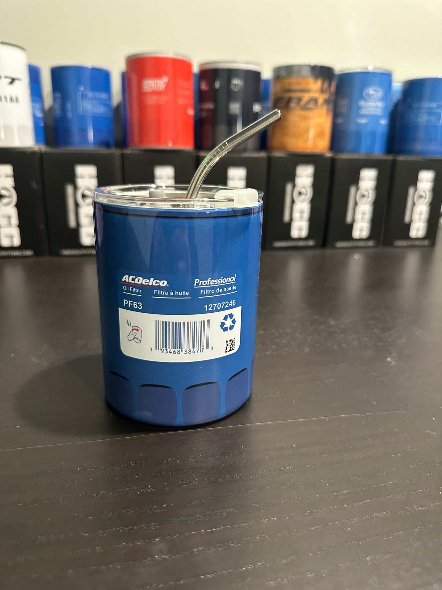 Acdelco oil filter tumbler cup