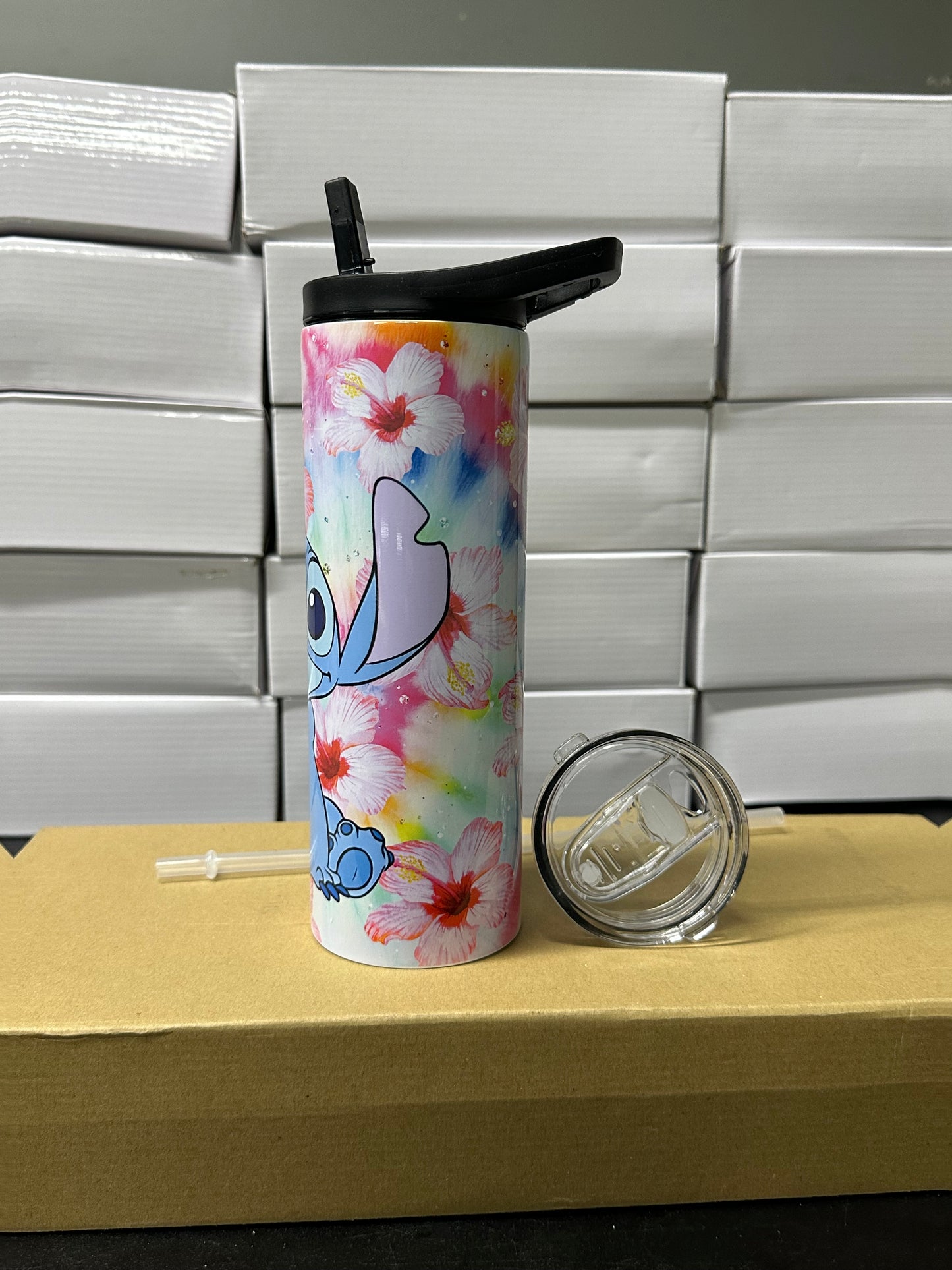 Stitch flower tumbler