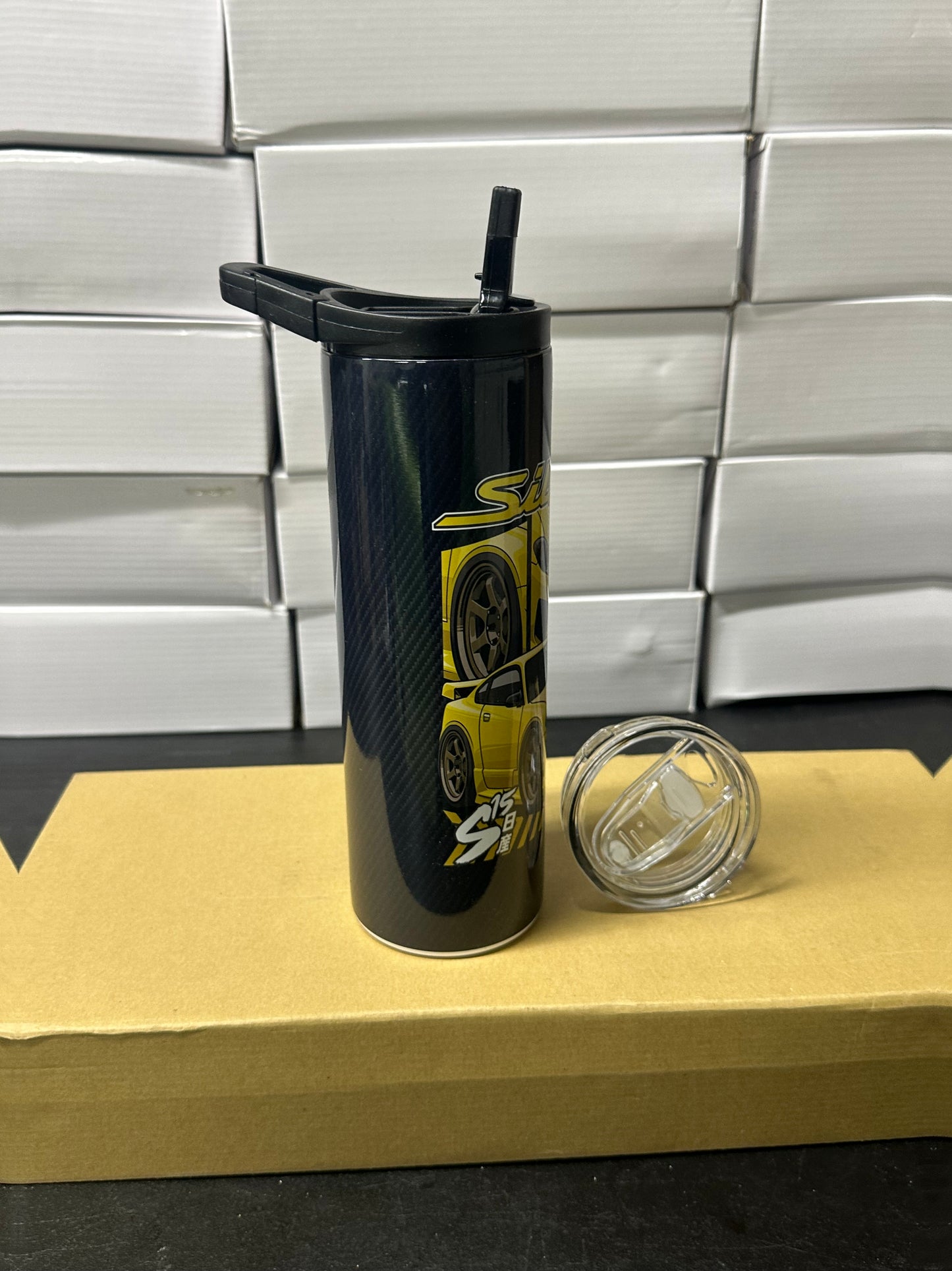 Nissan Silvia s15 carbon tumbler