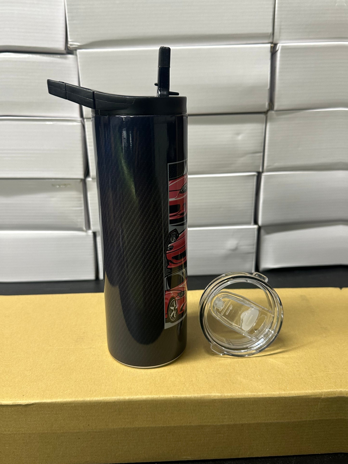 Mazda Miata gen carbon tumbler