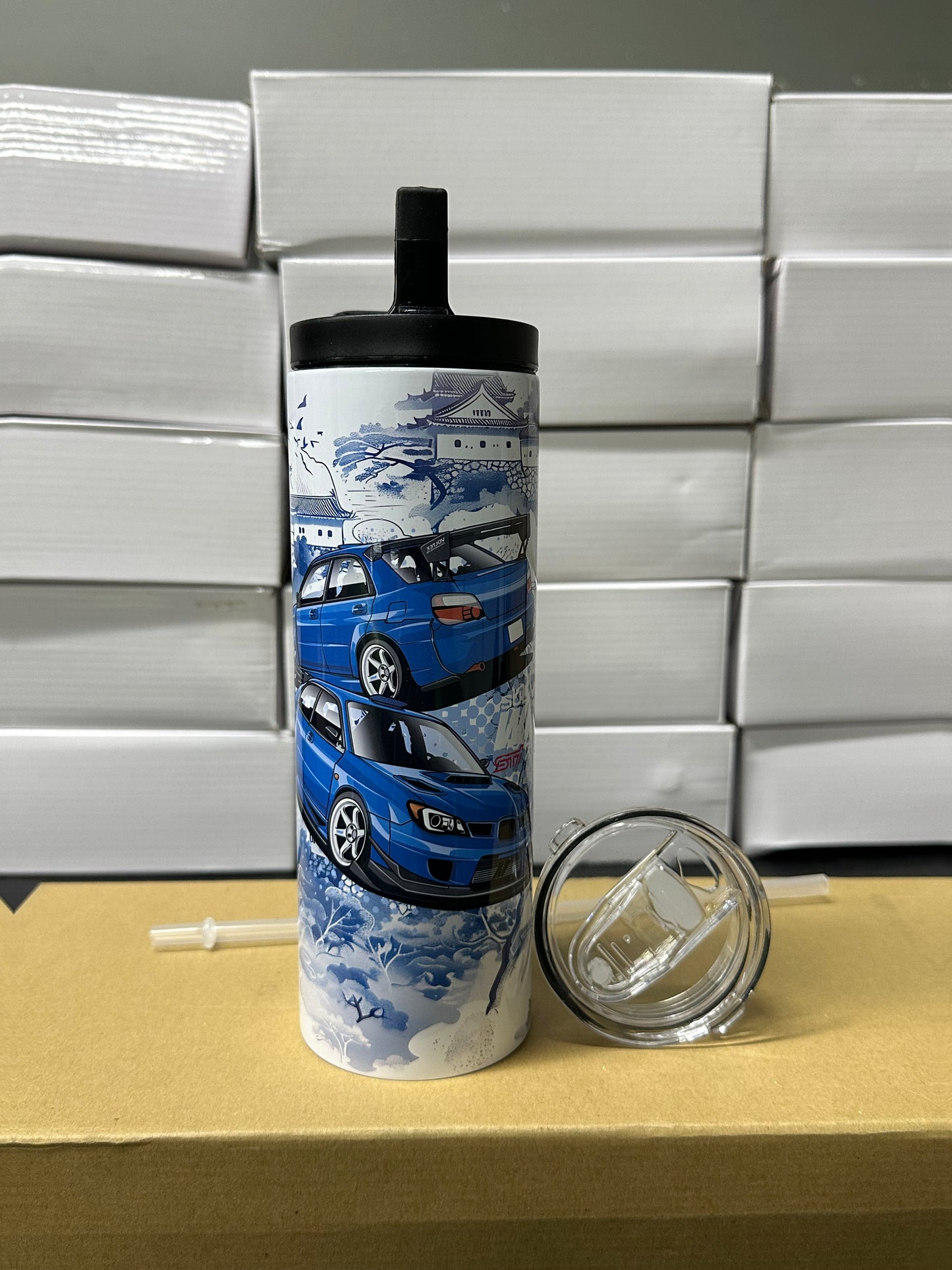 Subaru wrx sti jdm tumbler