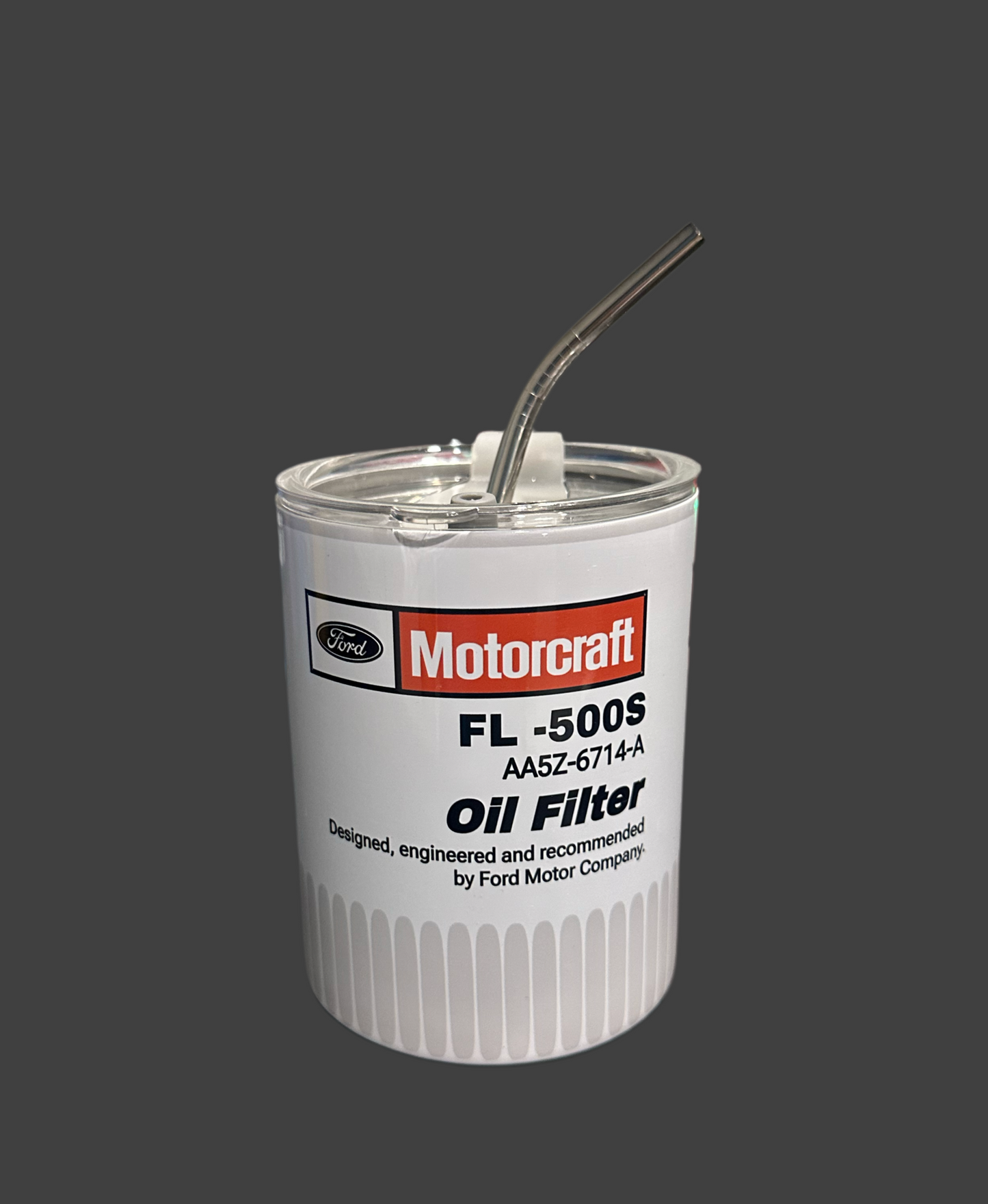 Ford motorcraft oil filter cup tumbler