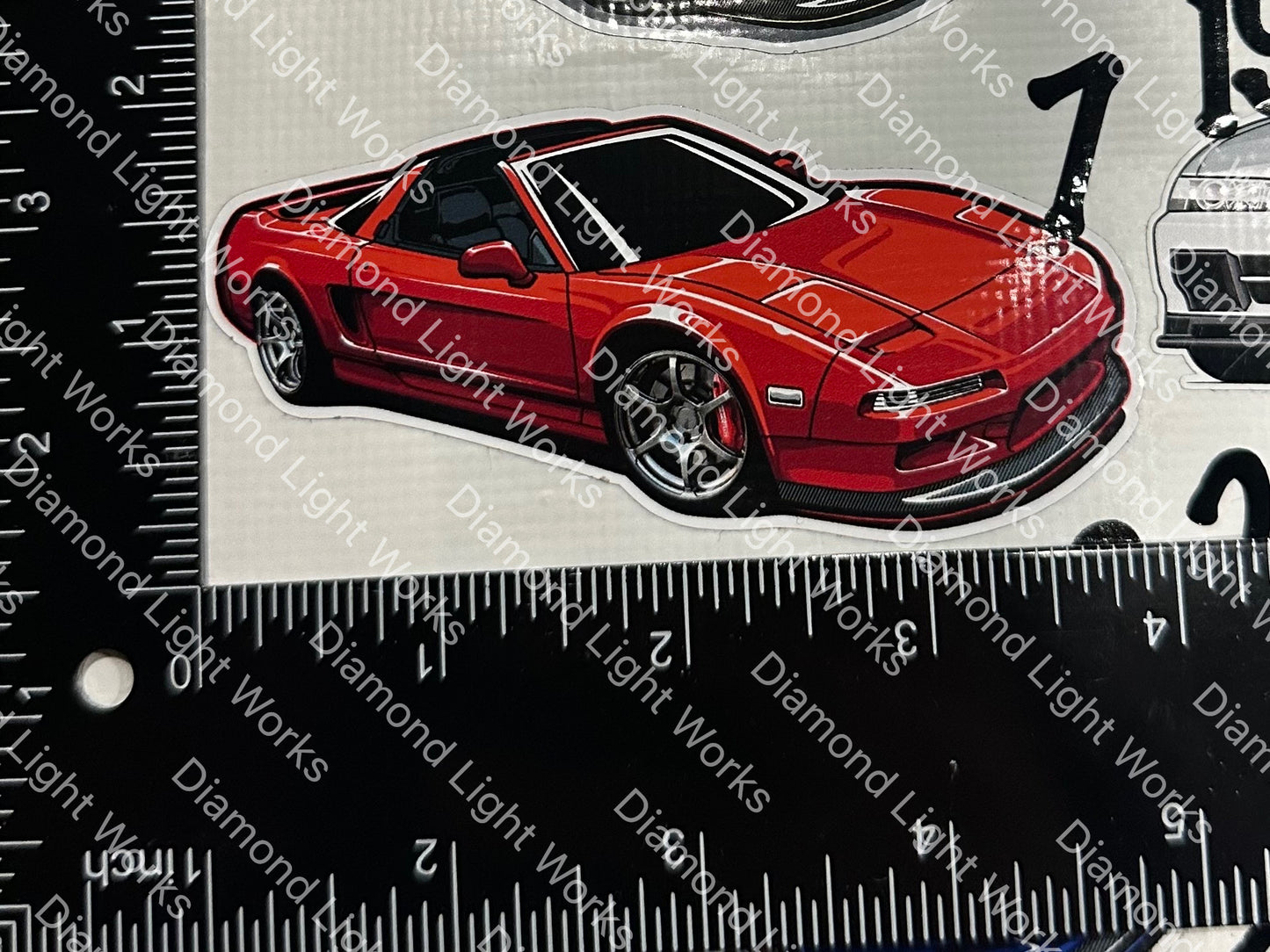 Acura Nsx red sticker decal 7