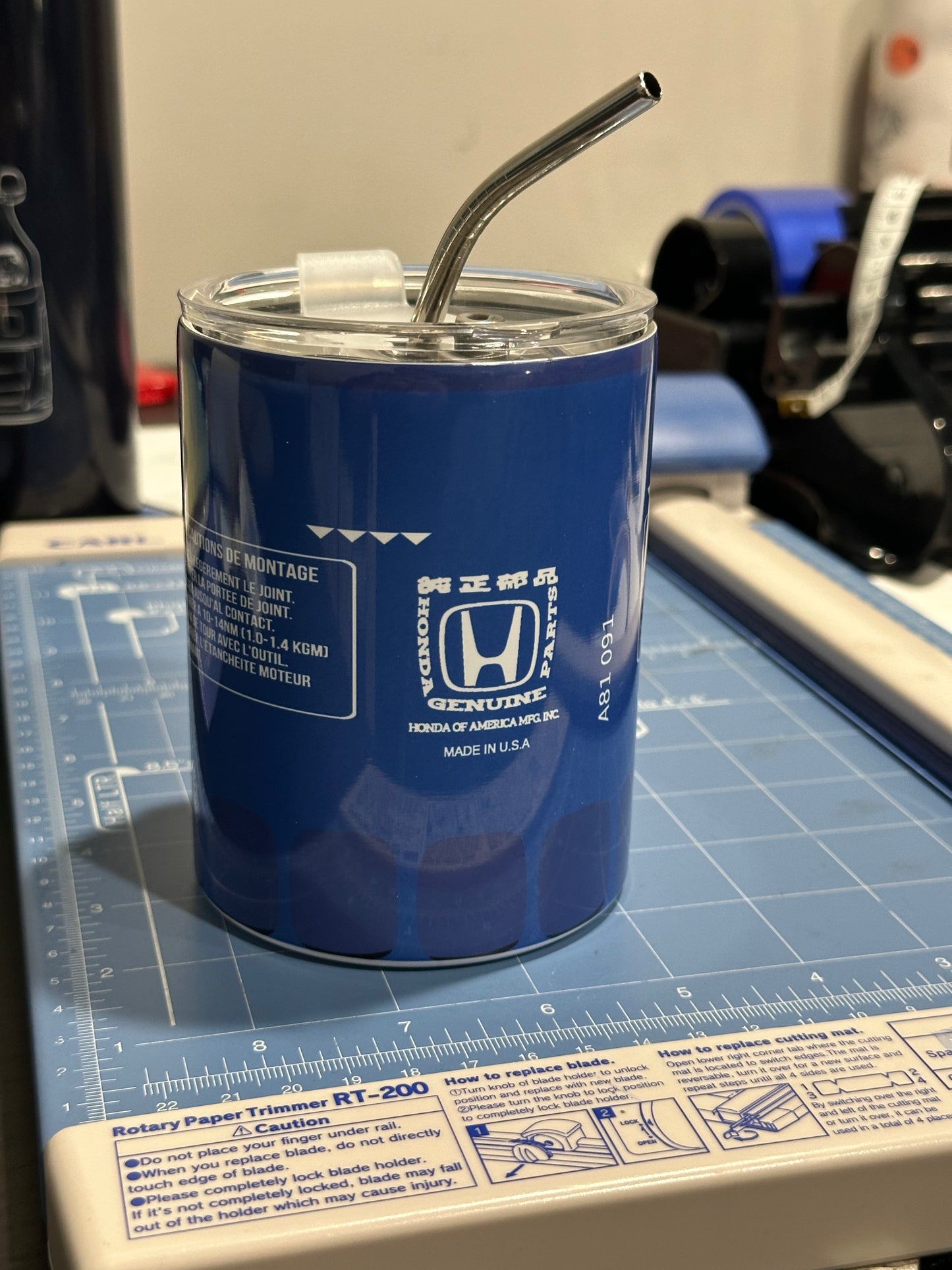 Honda / Acura oil filter tumbler cup