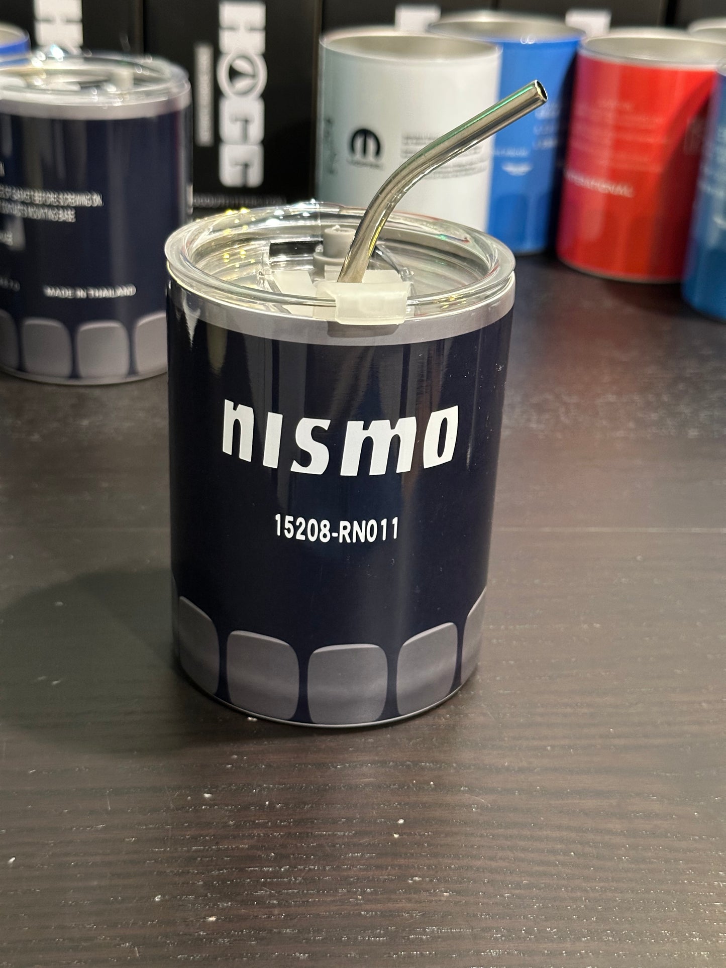 Nissan nismo black oil filter tumbler cup
