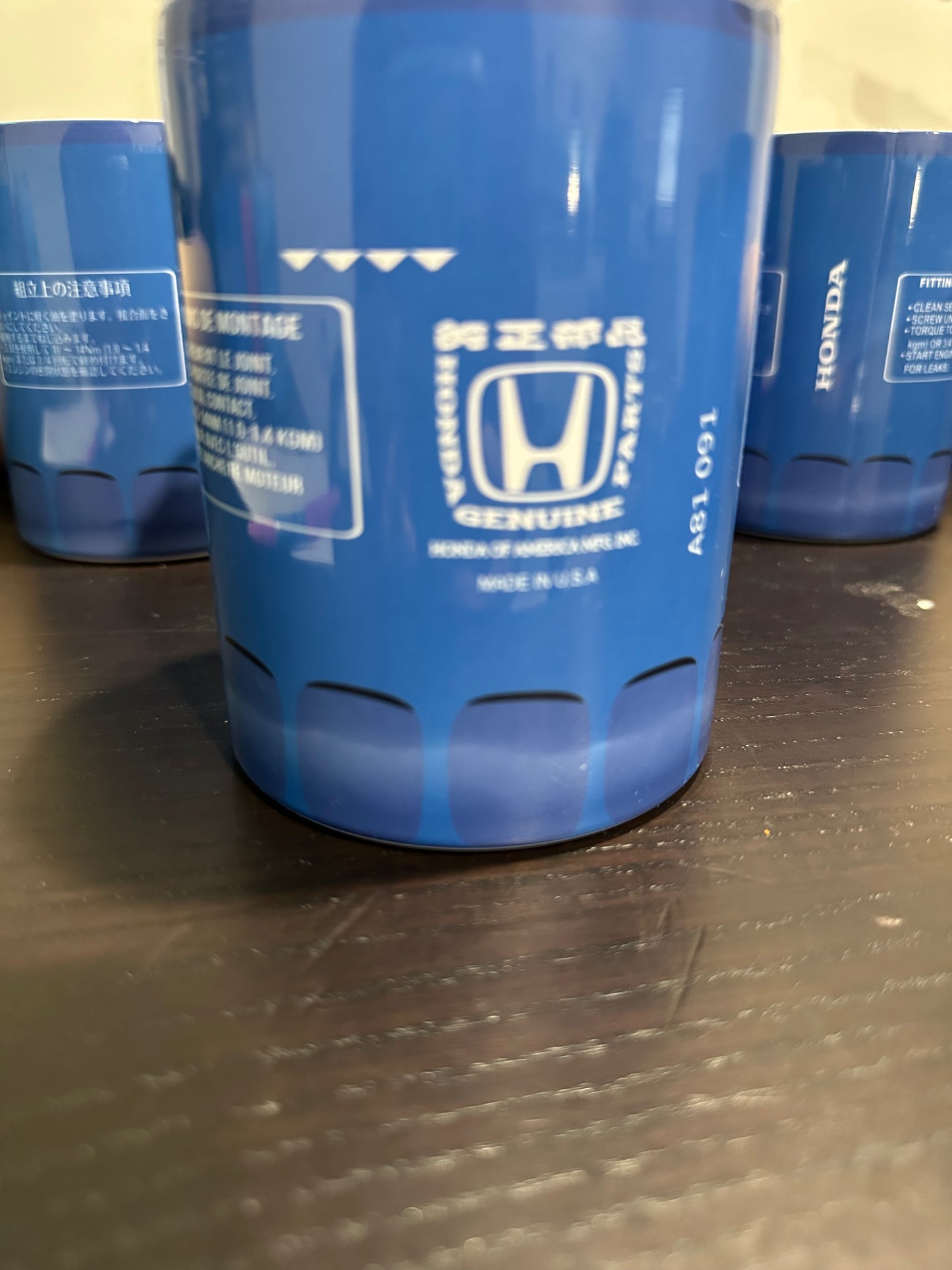 Honda oil filter tumbler (blemish)