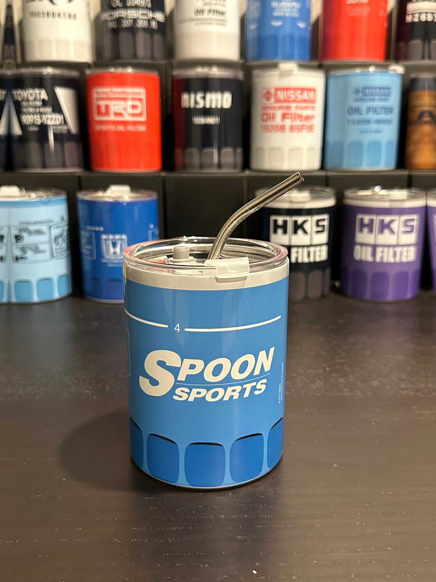 Spoon sports jdm oil filter tumbler cup