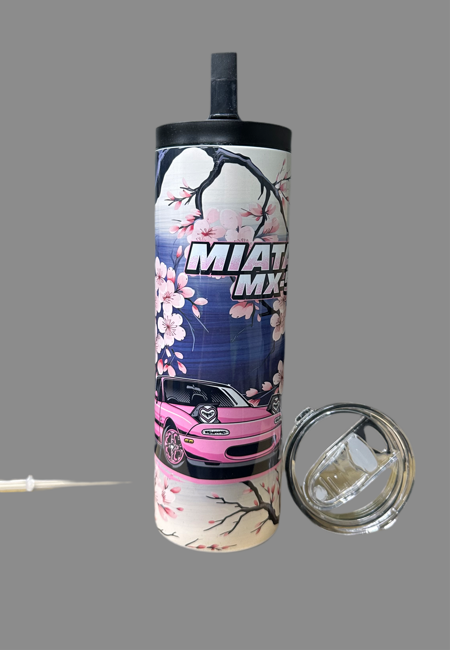 Mazda Miata mx5 cherry blossom tumbler