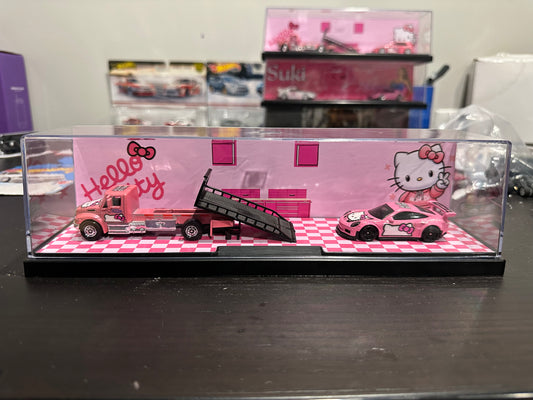 Hot wheels hello kitty Porsche gt3 rs tow truck